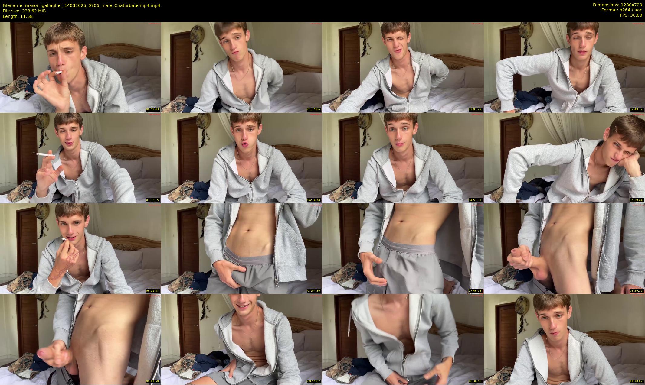 mason_gallagher — 12 minute Chaturbate male cam show recording, 720p, Mar 14, 2025