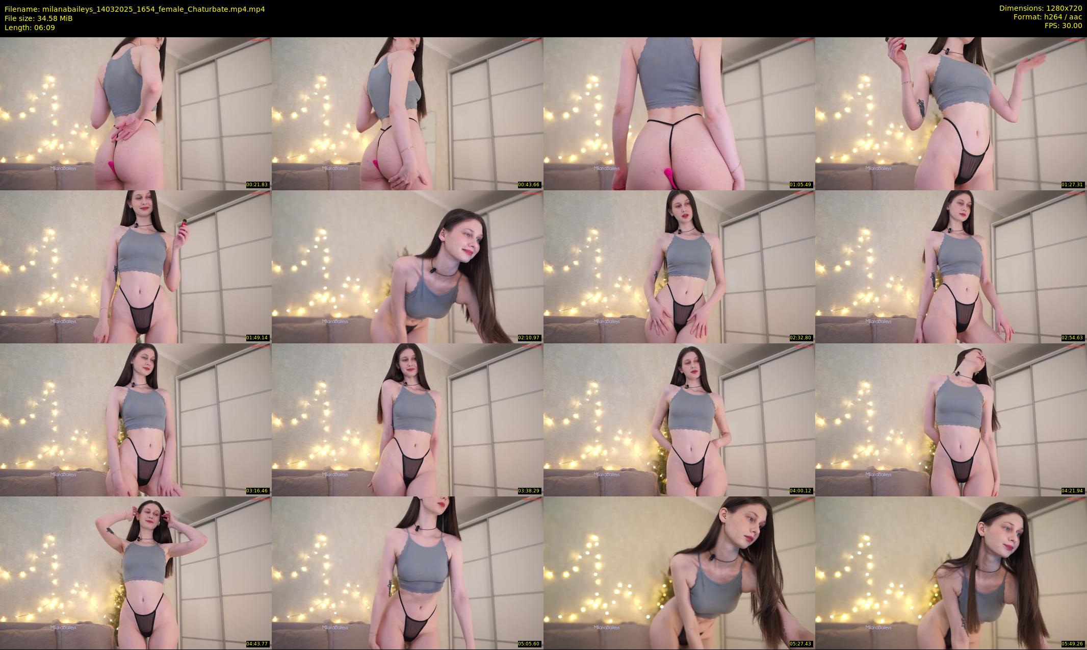 milanabaileys — 7 minute Chaturbate female cam show recording, 720p, Mar 14, 2025