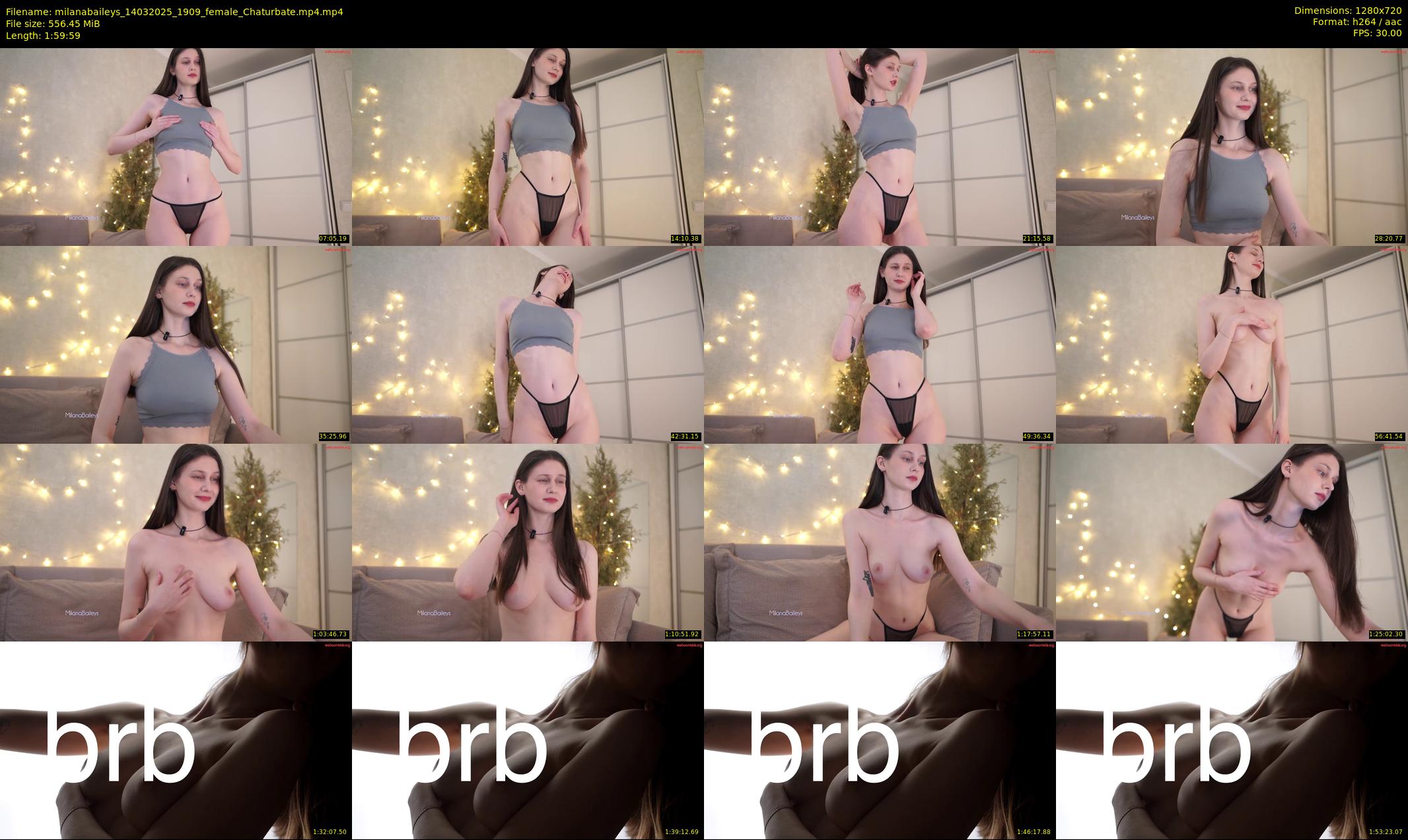 milanabaileys — 120 minute Chaturbate female cam show recording, 720p, Mar 14, 2025