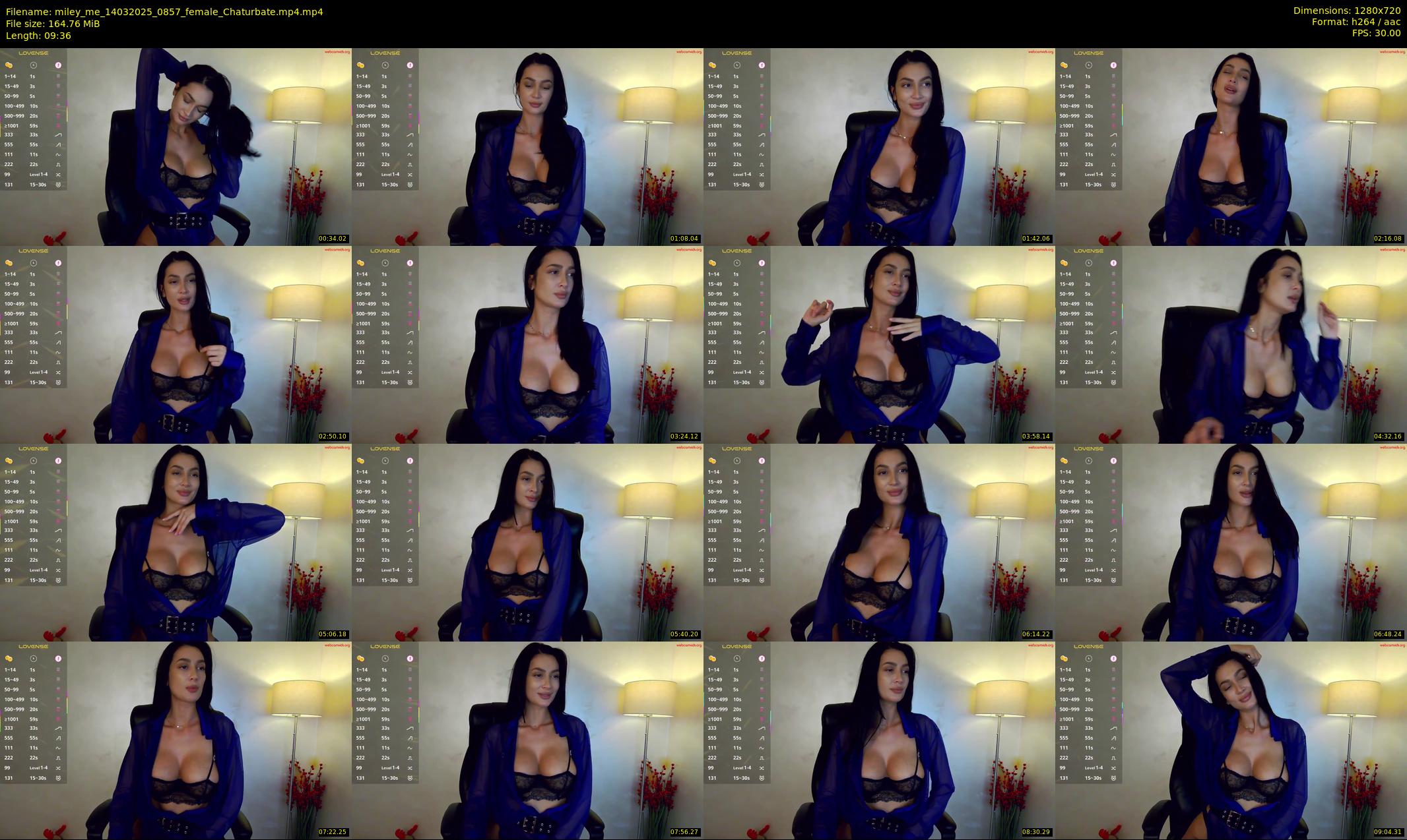 miley_me — 10 minute Chaturbate female cam show recording, 720p, Mar 14, 2025