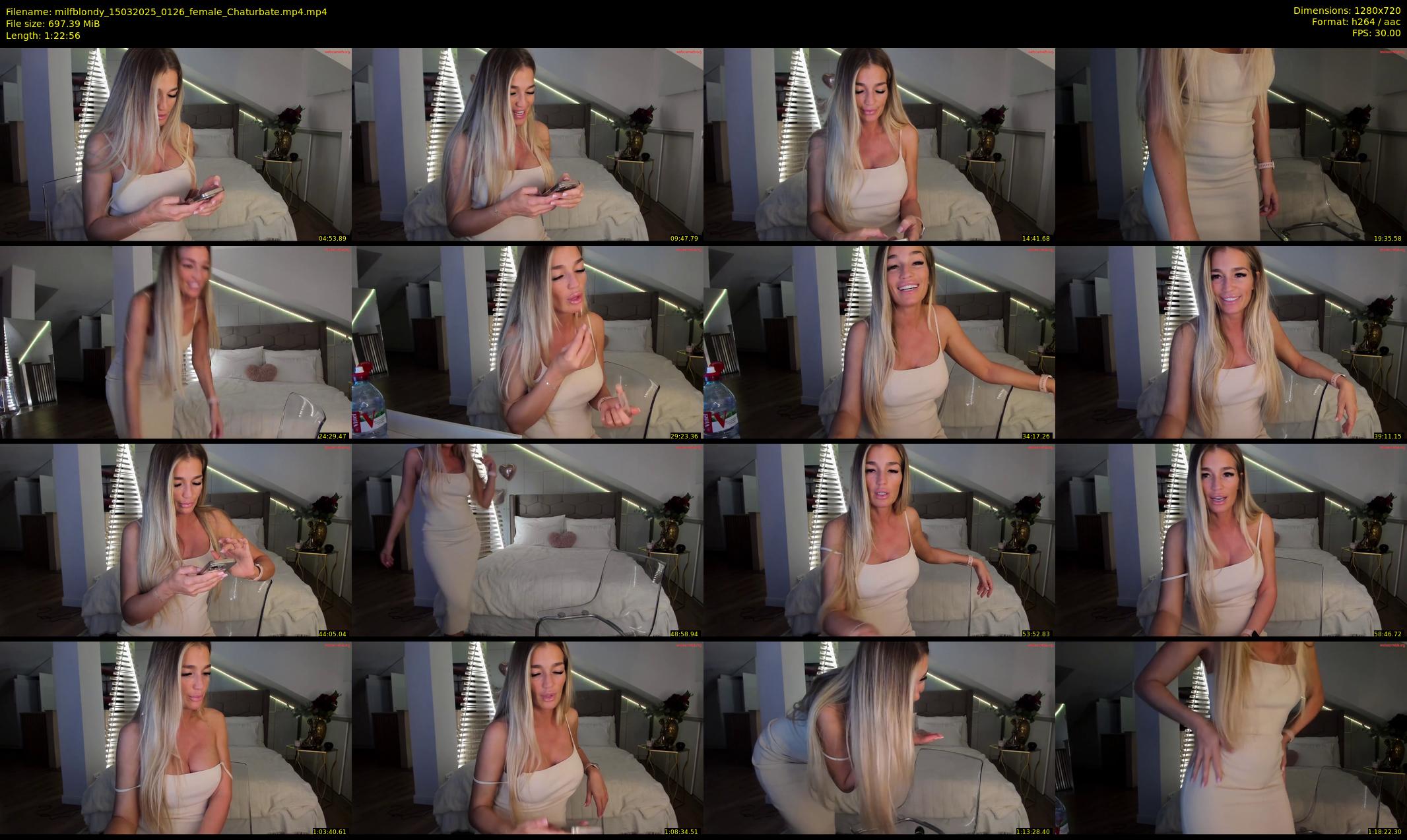 milfblondy — 83 minute Chaturbate female cam show recording, 720p, Mar 15, 2025