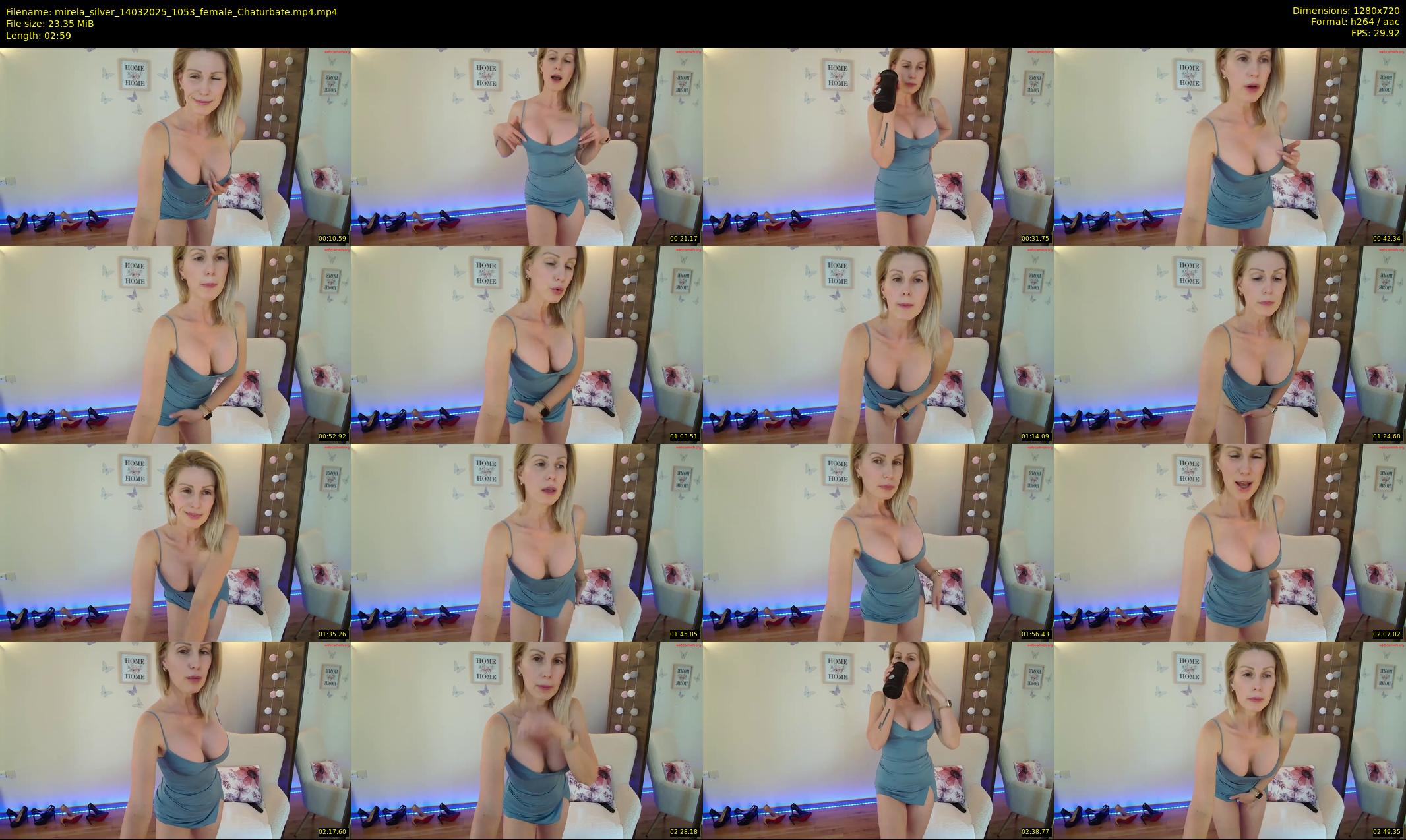mirela_silver — 3 minute Chaturbate female cam show recording, 720p, Mar 14, 2025