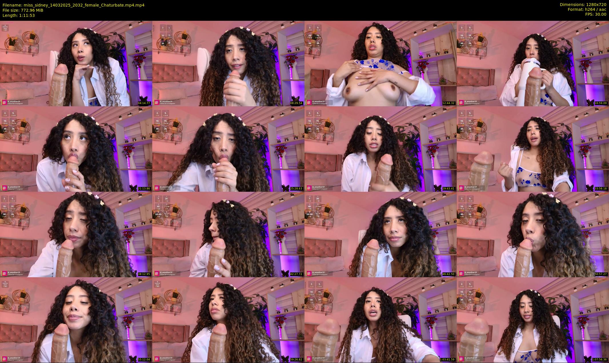miss_sidney — 72 minute Chaturbate female cam show recording, 720p, Mar 14, 2025