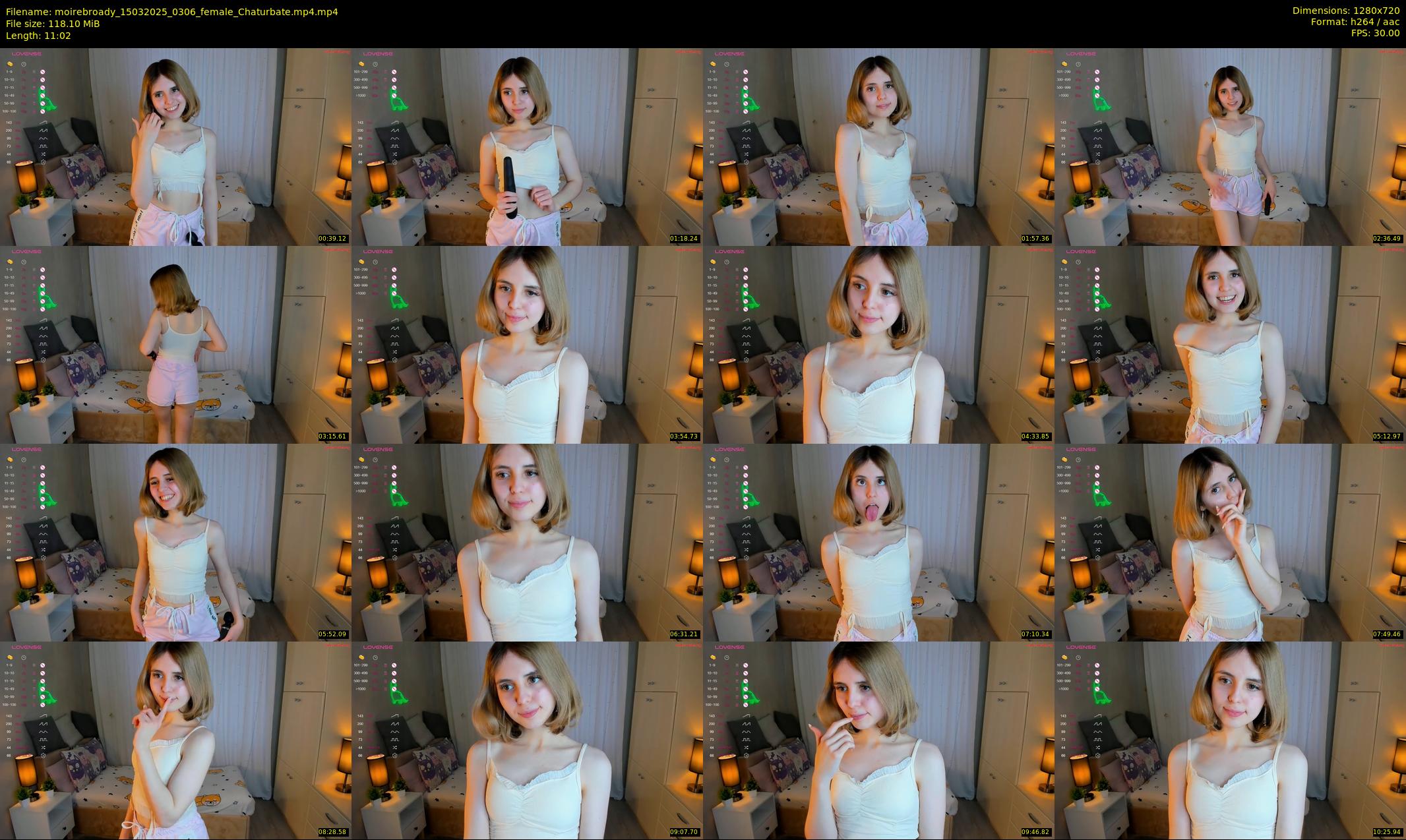 moirebroady — 12 minute Chaturbate female cam show recording, 720p, Mar 15, 2025