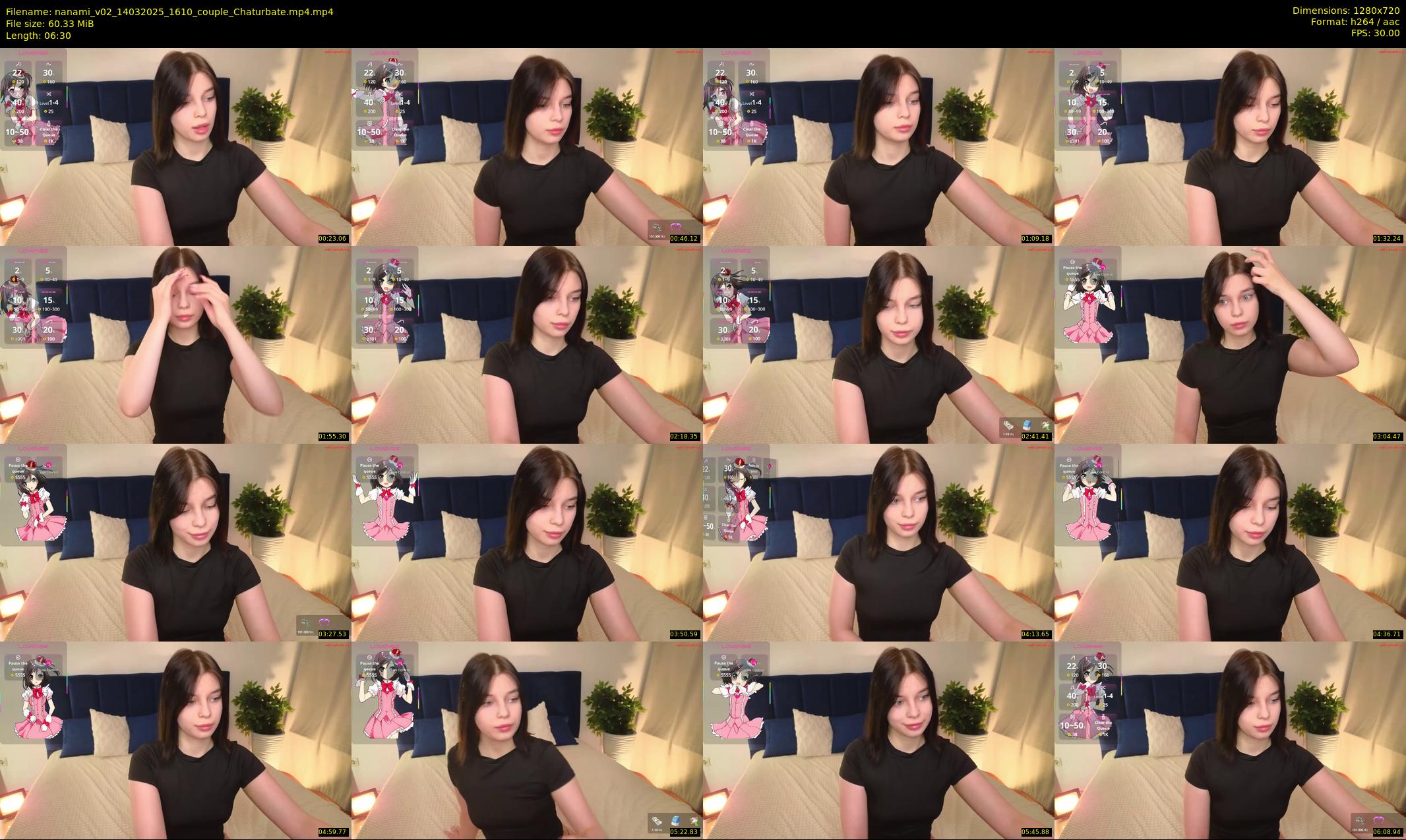 nanami_v02 — 7 minute Chaturbate couple cam show recording, 720p, Mar 14, 2025