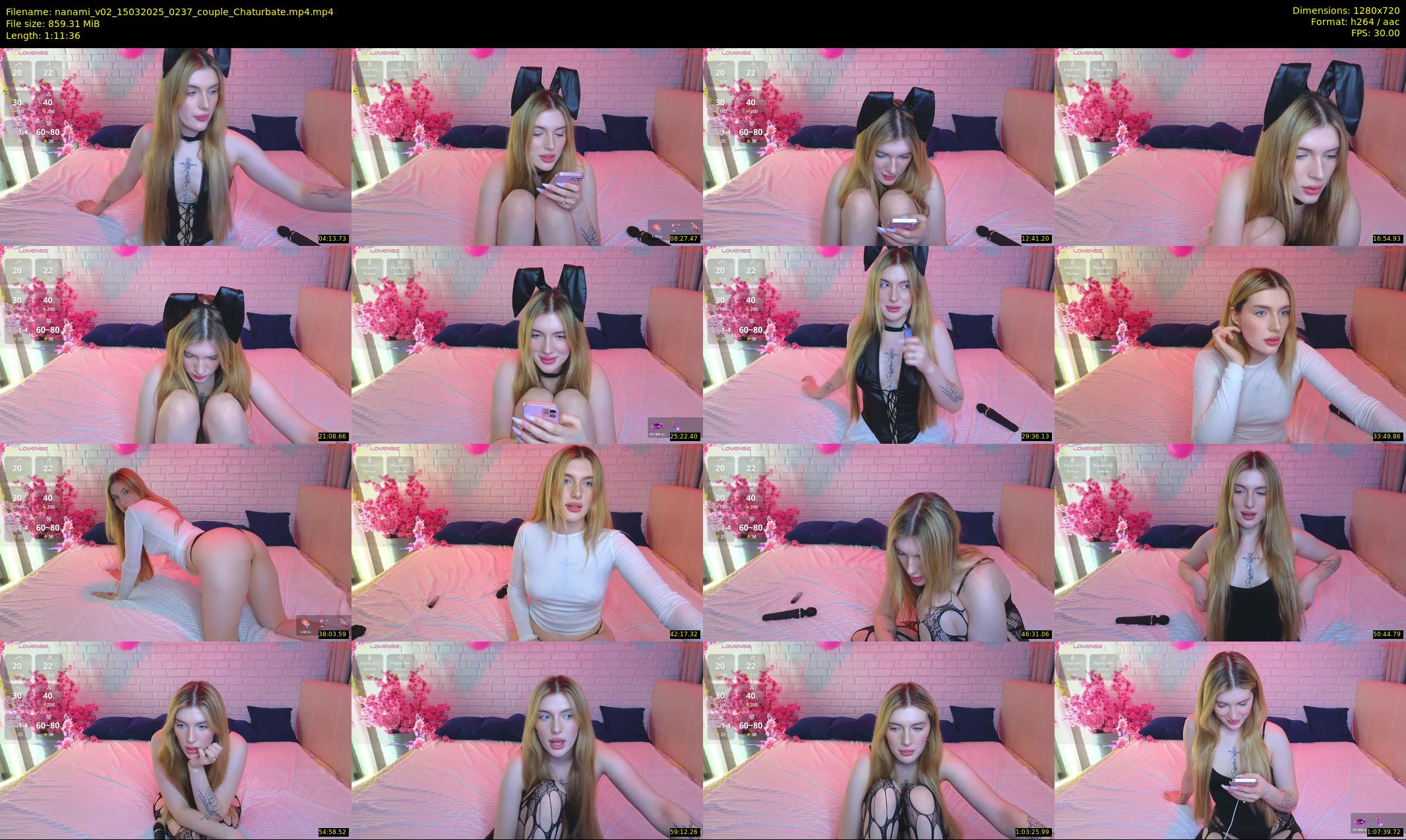 nanami_v02 — 72 minute Chaturbate couple cam show recording, 720p, Mar 15, 2025