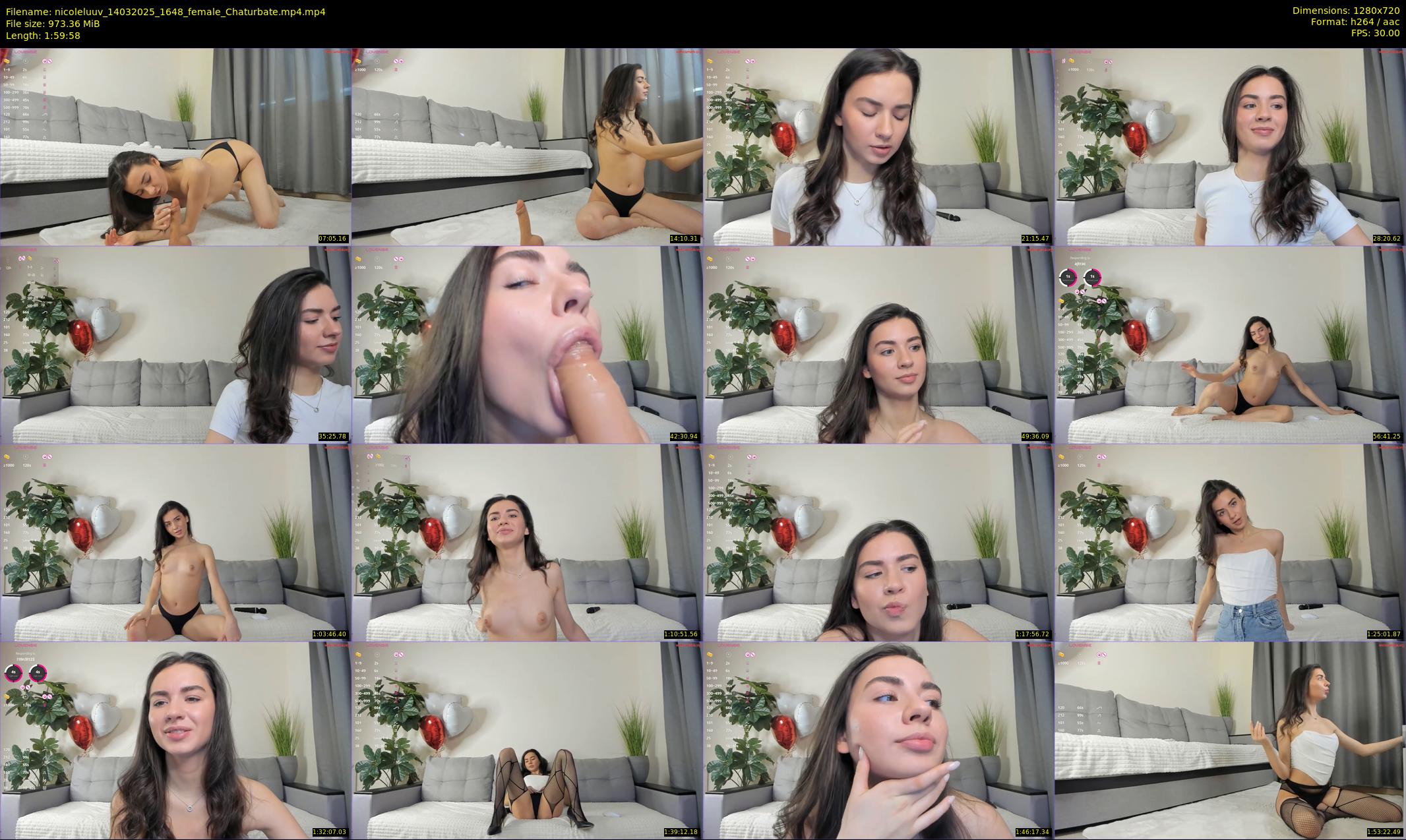 nicoleluuv — 120 minute Chaturbate female cam show recording, 720p, Mar 14, 2025