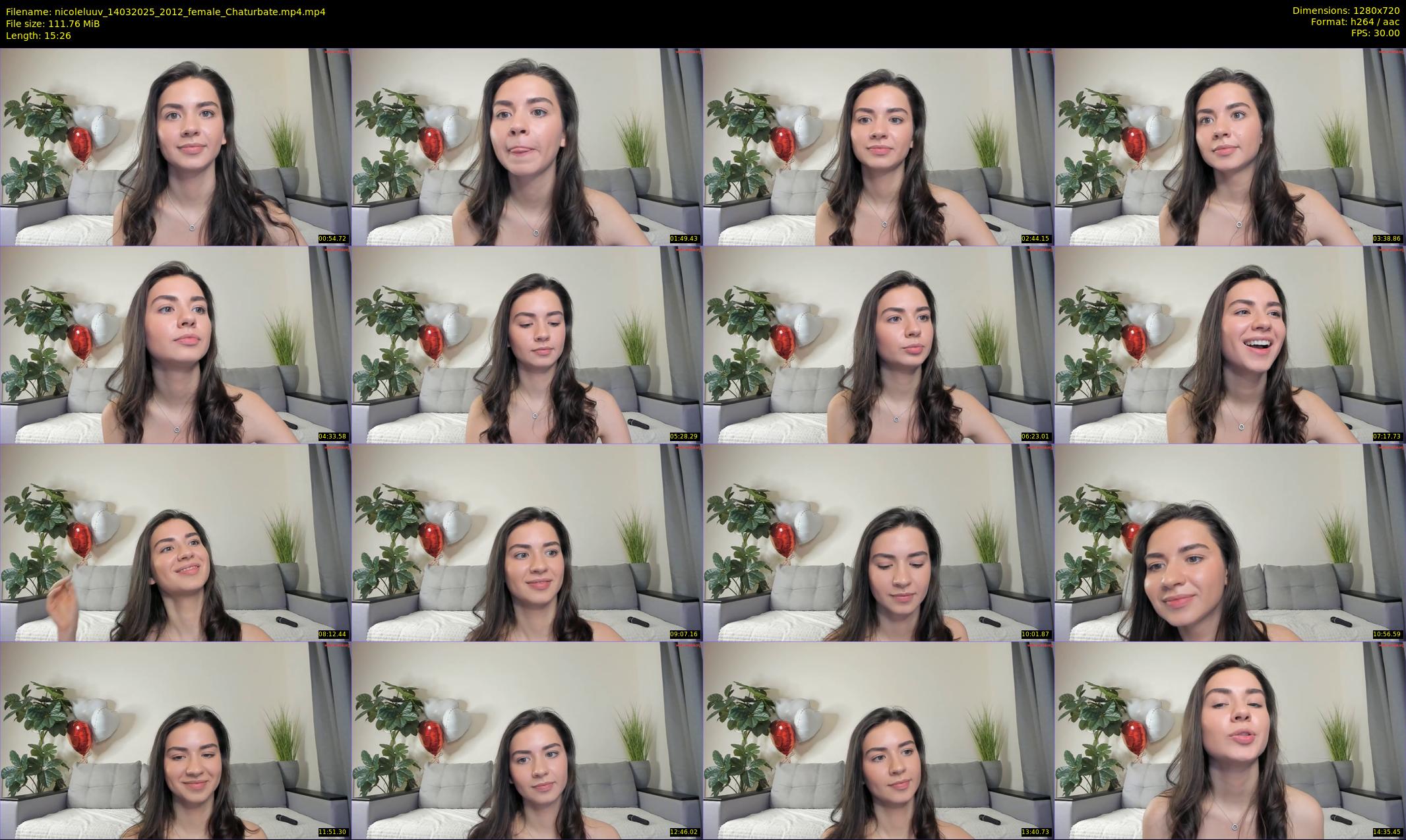 nicoleluuv — 16 minute Chaturbate female cam show recording, 720p, Mar 14, 2025