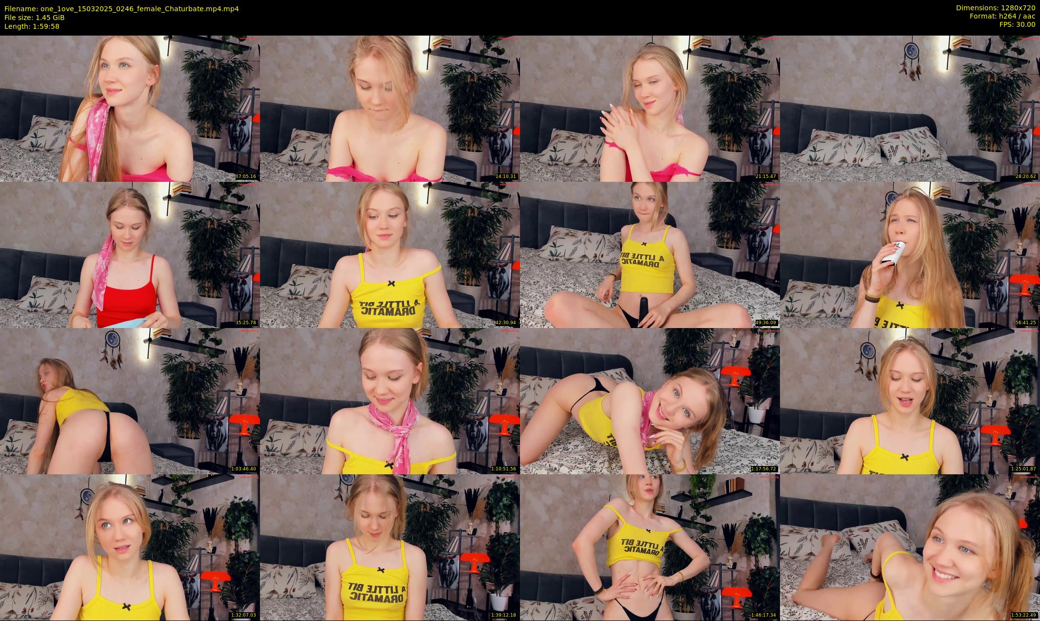 one_1ove — 120 minute Chaturbate female cam show recording, 720p, Mar 15, 2025