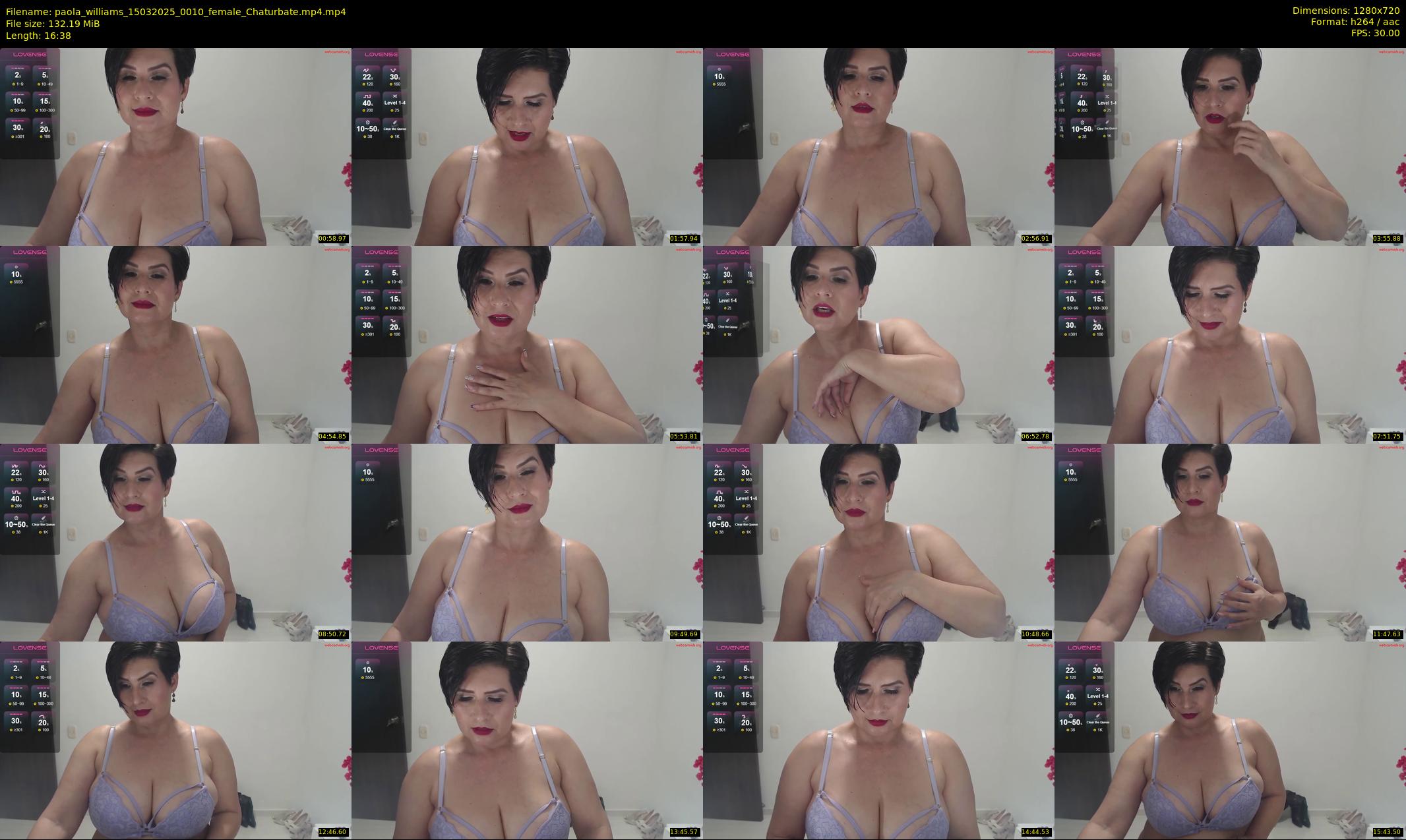 paola_williams — 17 minute Chaturbate female cam show recording, 720p, Mar 15, 2025