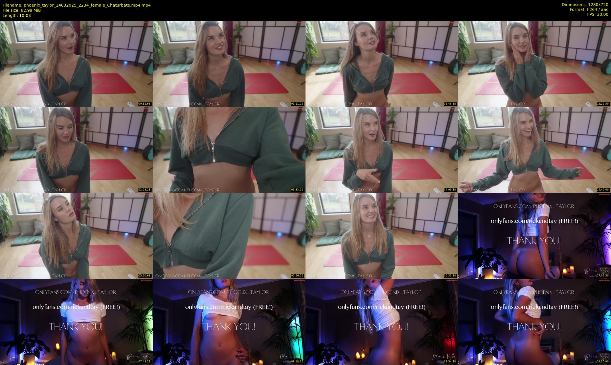 phoenix_taylor — 11 minute Chaturbate female cam show recording, 720p, Mar 14, 2025