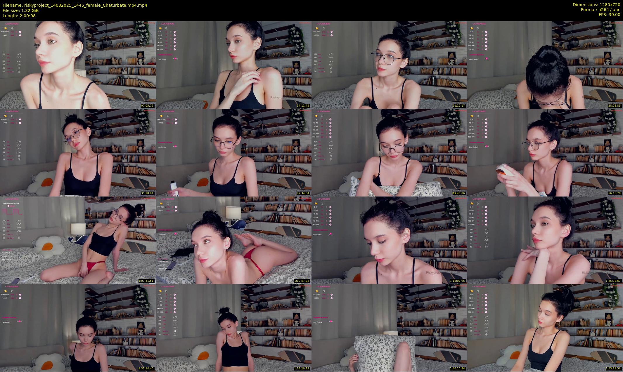 riskyproject — 121 minute Chaturbate couple cam show recording, 720p, Mar 14, 2025