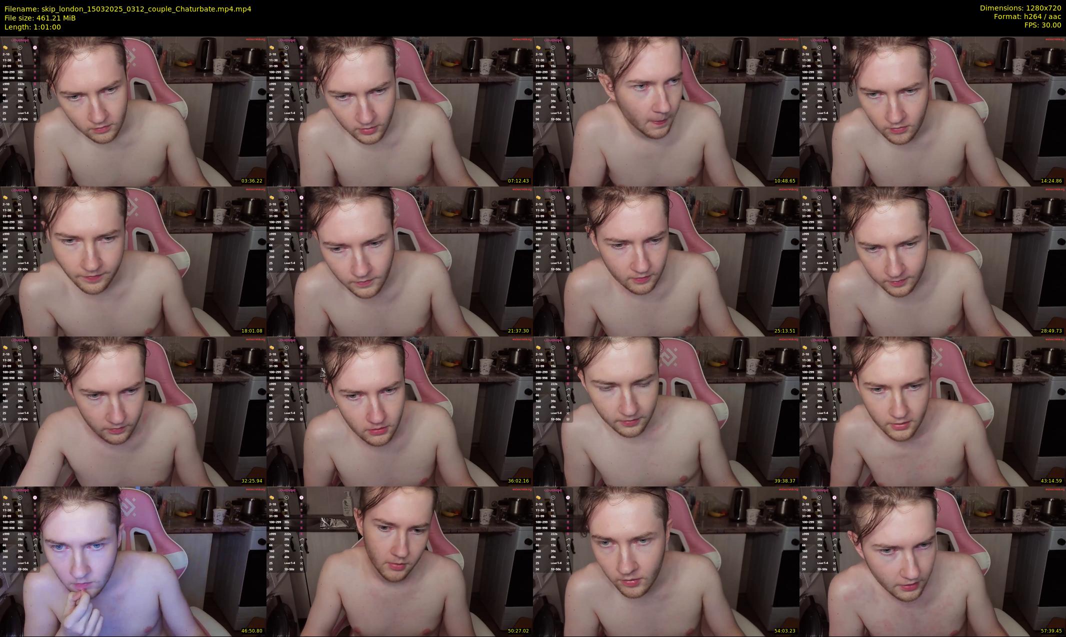 skip_london — 61 minute Chaturbate male cam show recording, 720p, Mar 15, 2025