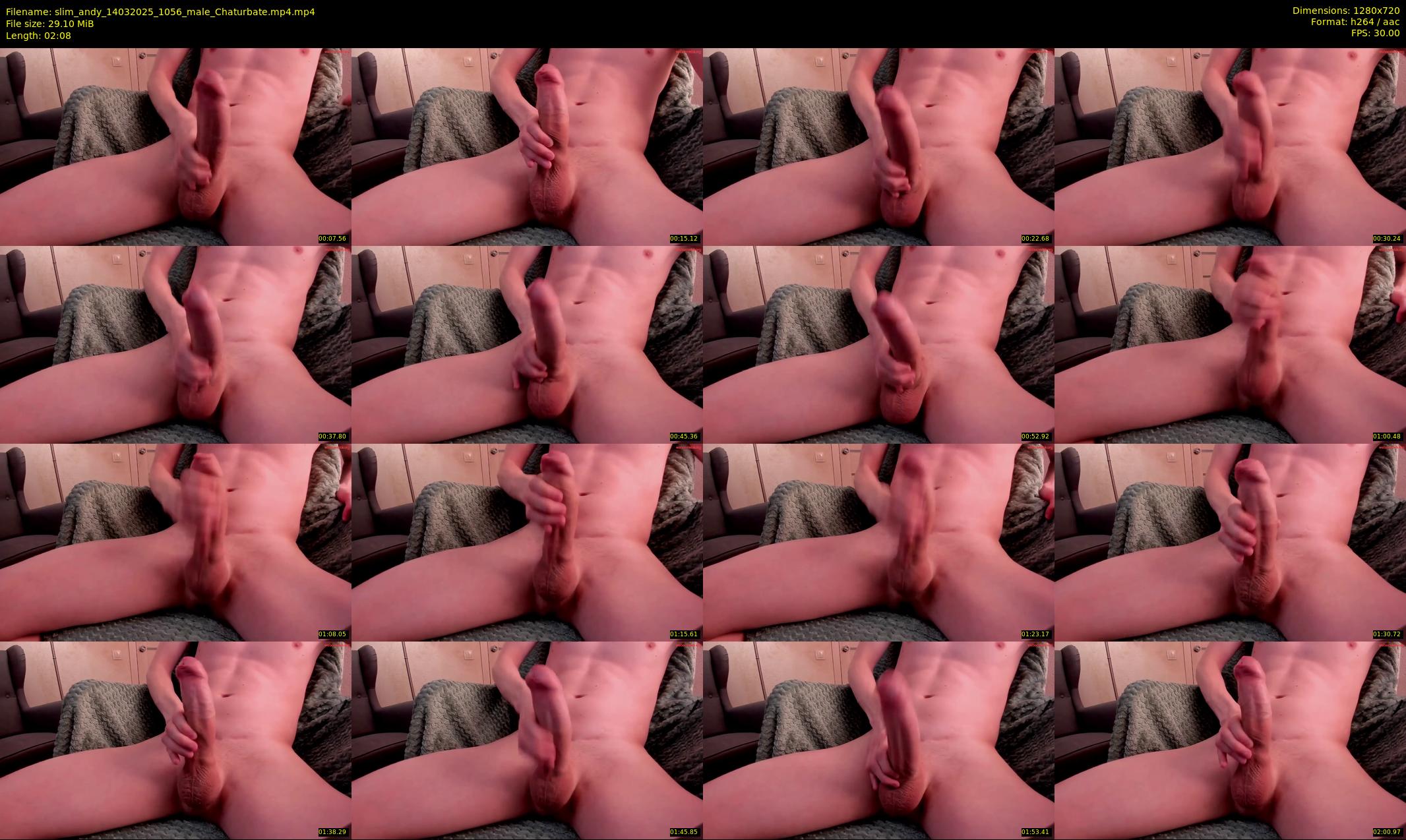 slim_andy — 3 minute Chaturbate male cam show recording, 720p, Mar 14, 2025