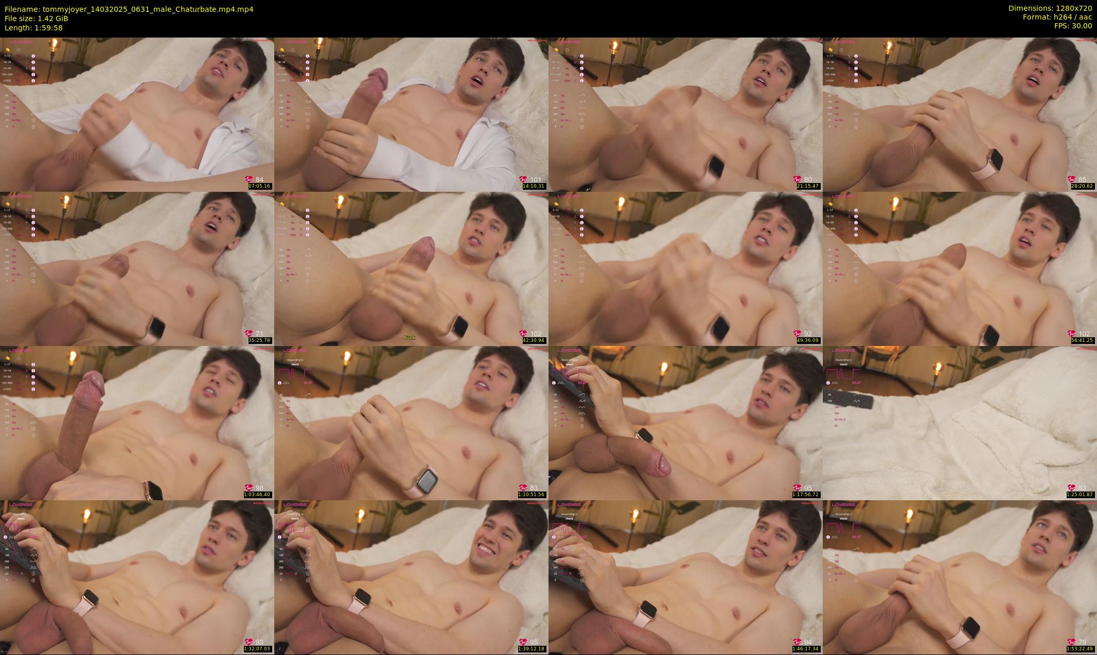 tommyjoyer — 120 minute Chaturbate male cam show recording, 720p, Mar 14, 2025