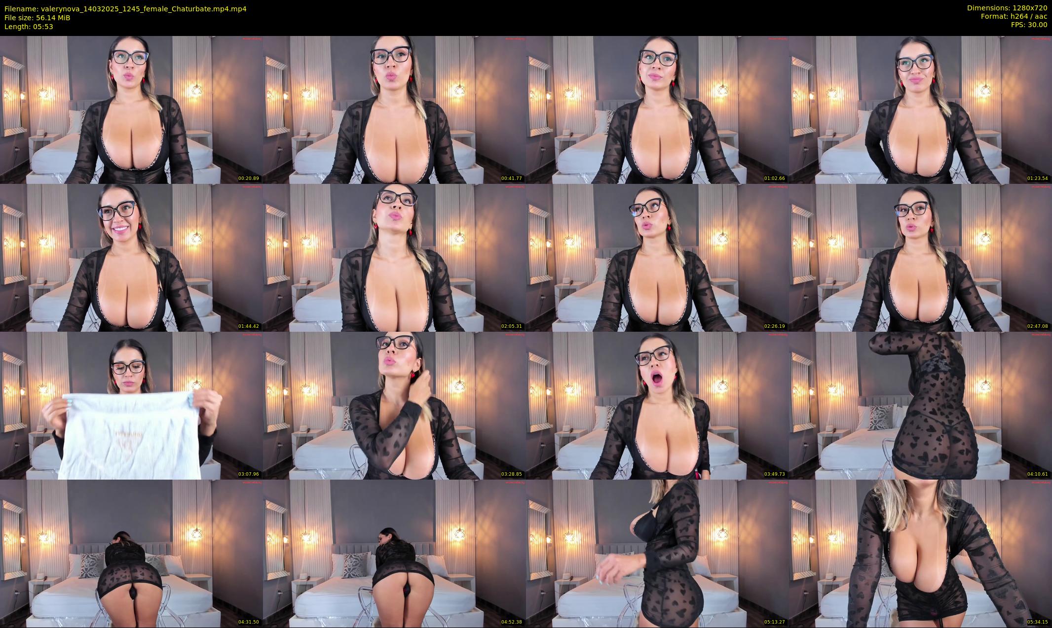 valerynova — 6 minute Chaturbate female cam show recording, 720p, Mar 14, 2025