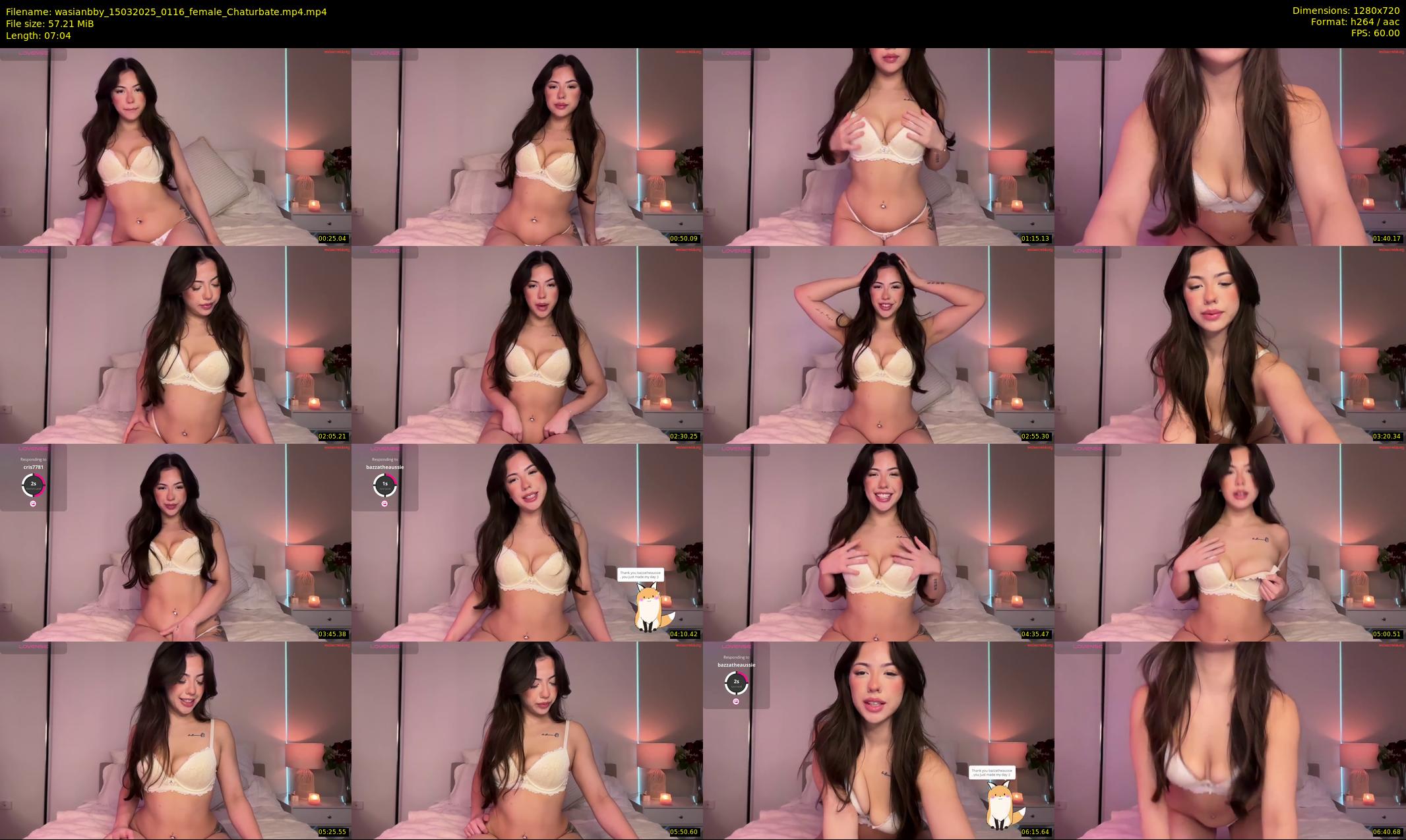 wasianbby — 8 minute Chaturbate female cam show recording, 720p, Mar 15, 2025