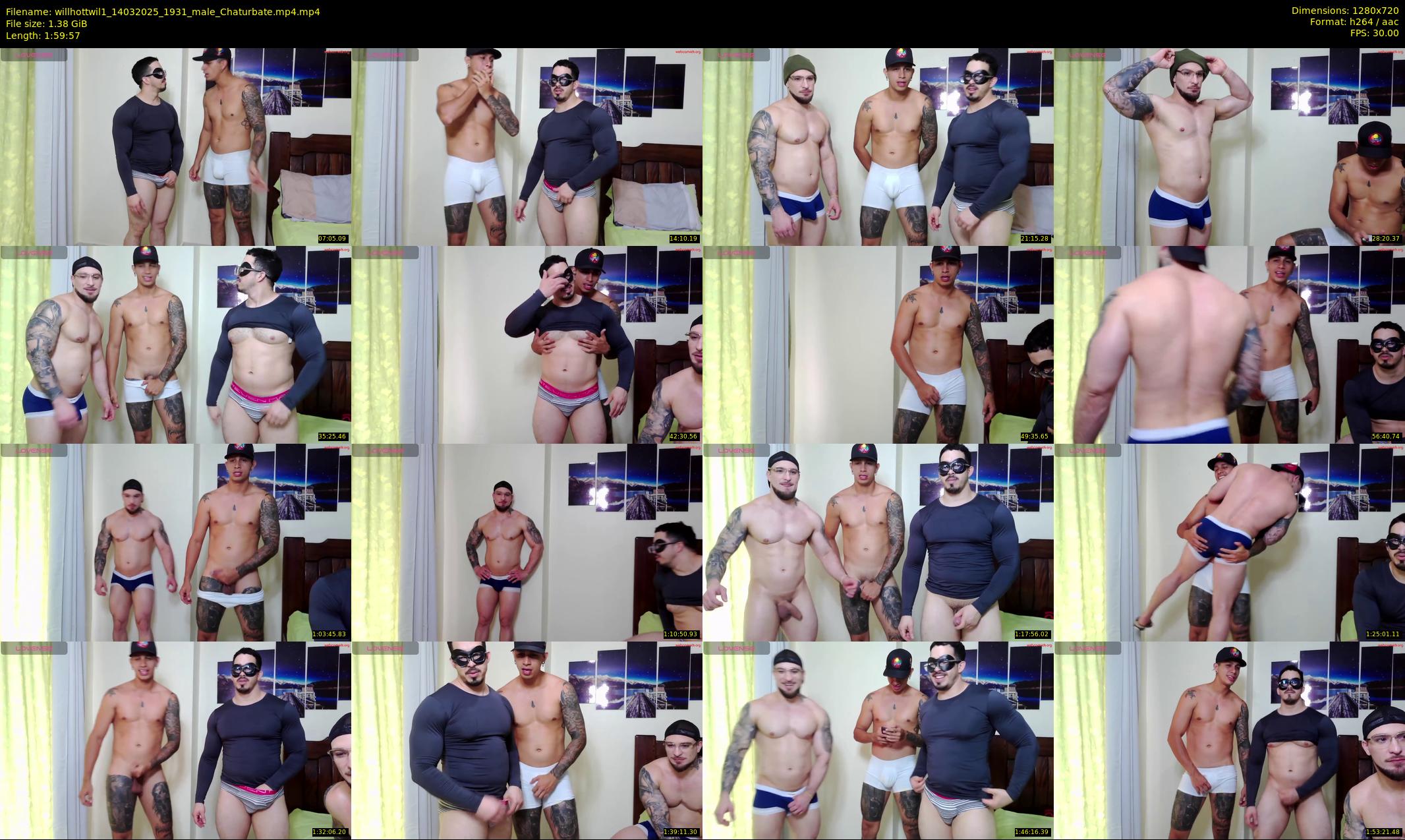 willhottwil1 — 120 minute Chaturbate couple cam show recording, 720p, Mar 14, 2025