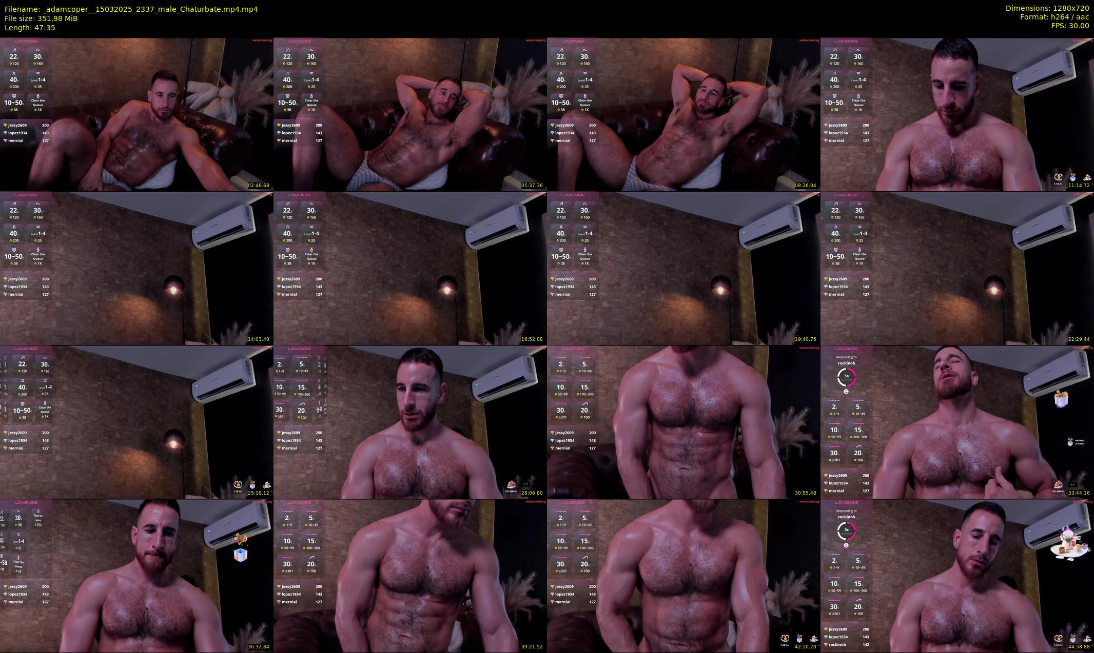 _adamcoper_ — 48 minute Chaturbate male cam show recording, 720p, Mar 15, 2025