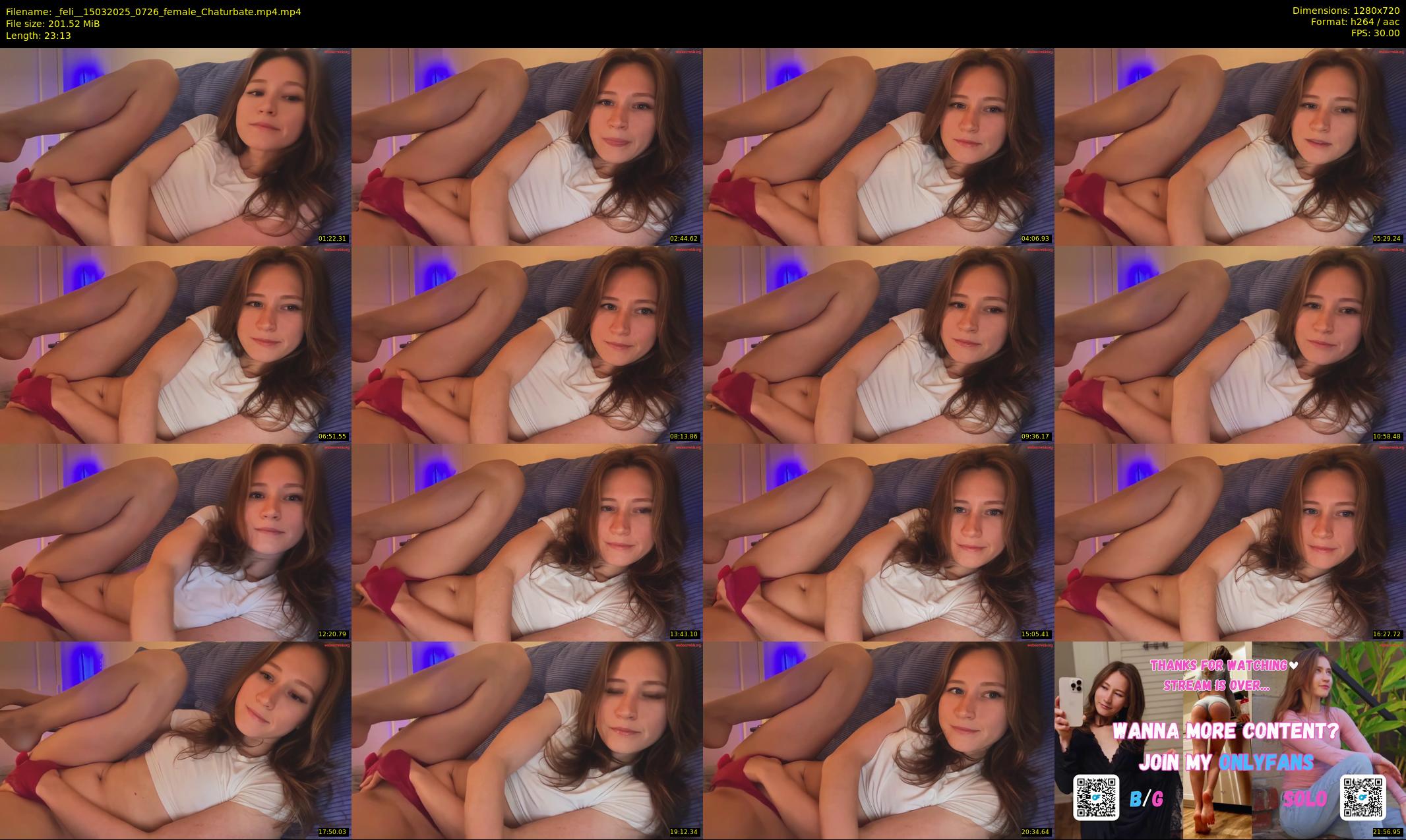 _feli_ — 24 minute Chaturbate female cam show recording, 720p, Mar 15, 2025