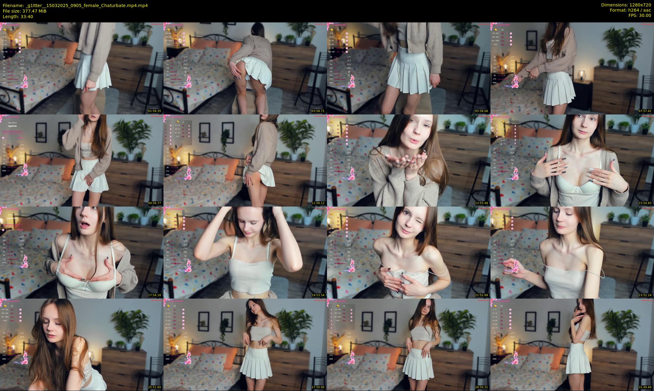 _g1ltter_ — 34 minute Chaturbate female cam show recording, 720p, Mar 15, 2025