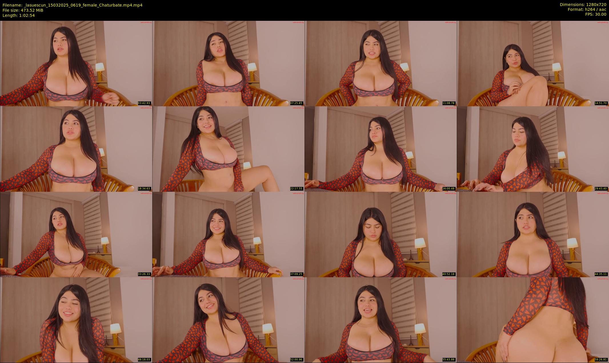 _lasuescun — 63 minute Chaturbate female cam show recording, 720p, Mar 15, 2025
