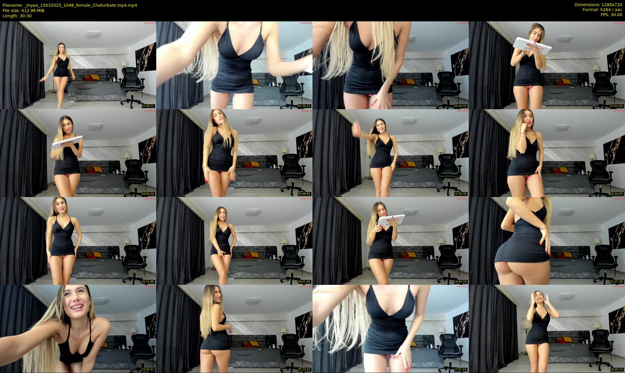 _myaa — 31 minute Chaturbate female cam show recording, 720p, Mar 15, 2025