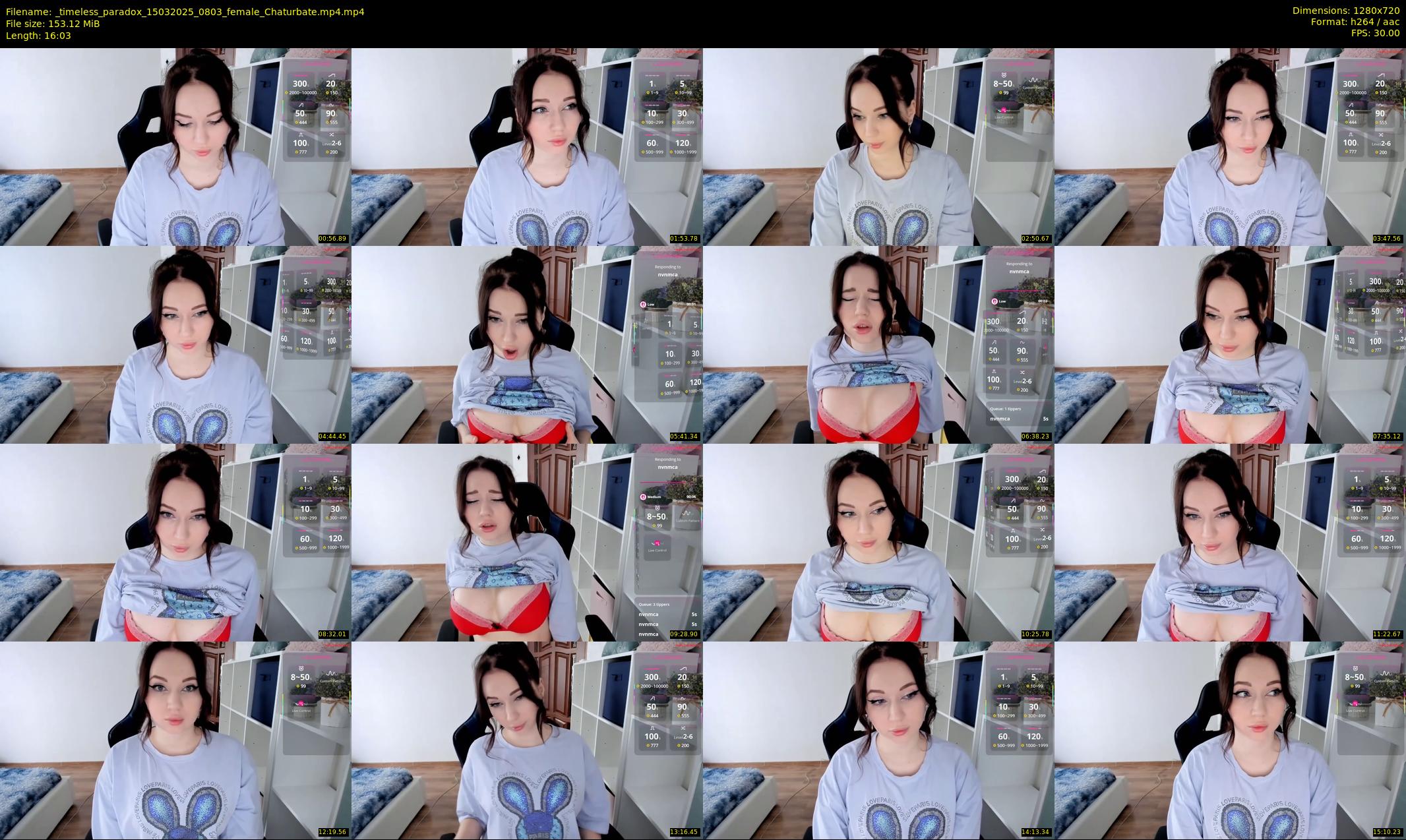 _timeless_paradox — 17 minute Chaturbate female cam show recording, 720p, Mar 15, 2025