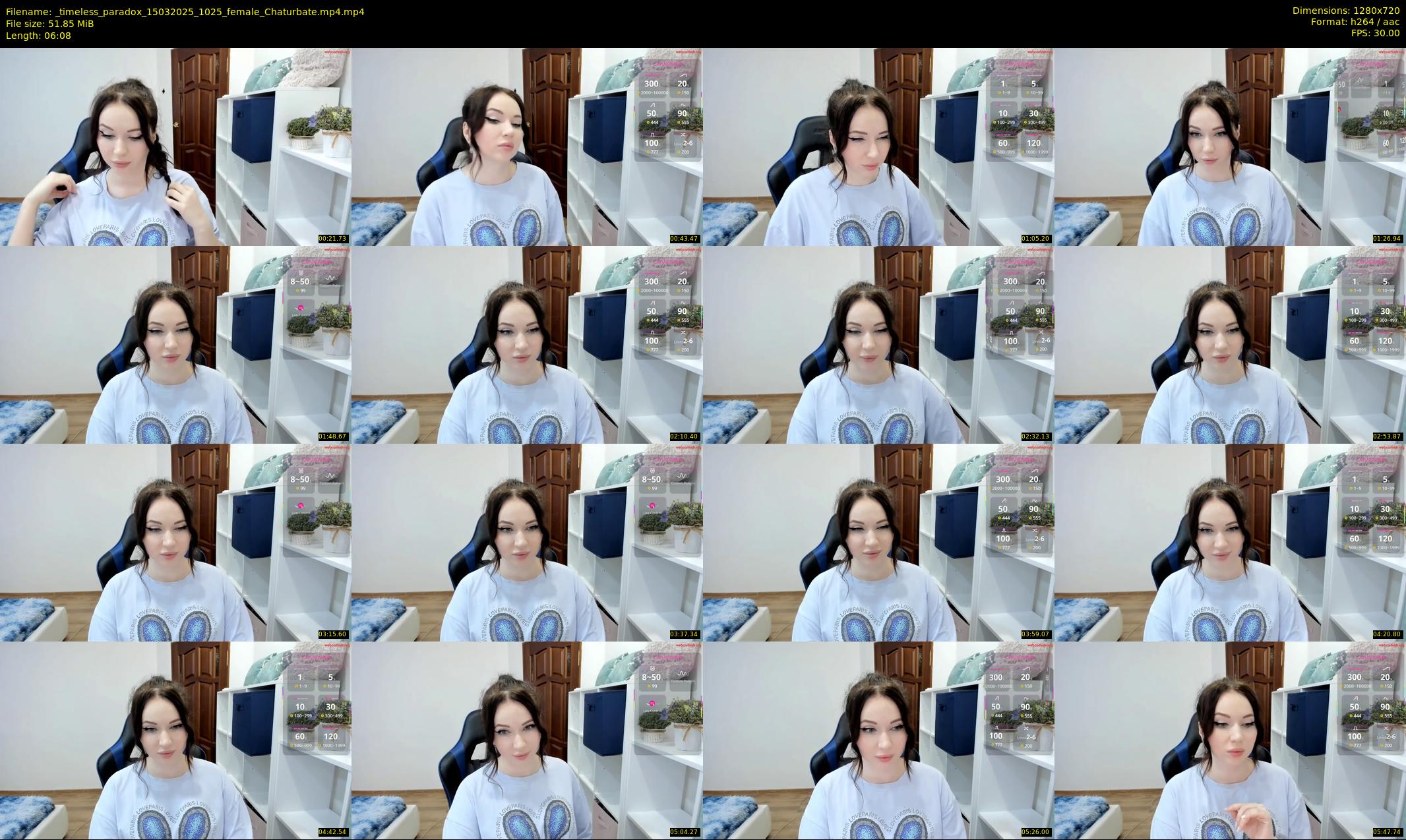 _timeless_paradox — 7 minute Chaturbate female cam show recording, 720p, Mar 15, 2025