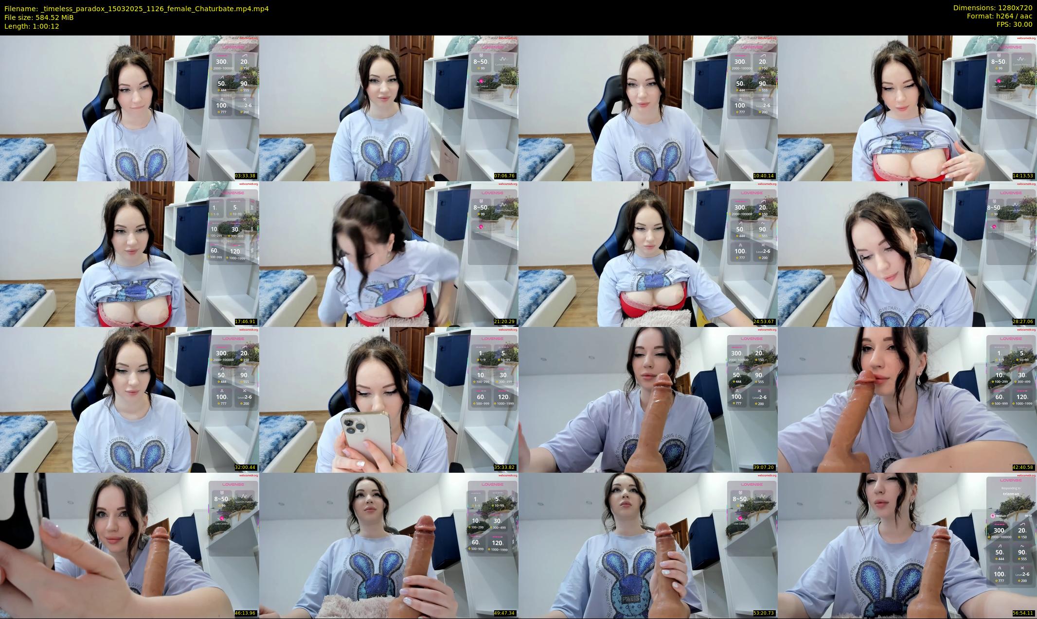_timeless_paradox — 61 minute Chaturbate female cam show recording, 720p, Mar 15, 2025