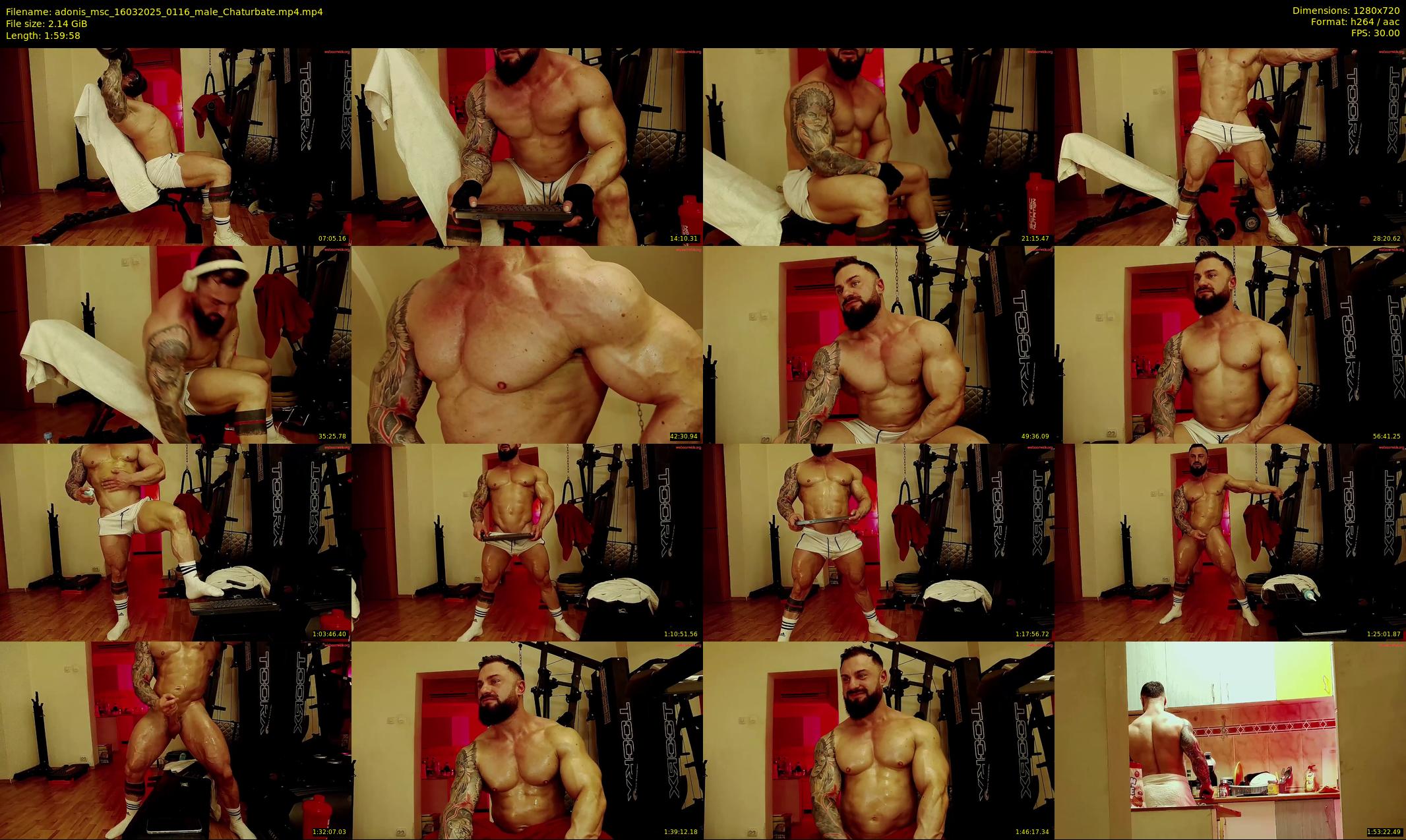 adonis_msc — 120 minute Chaturbate male cam show recording, 720p, Mar 16, 2025