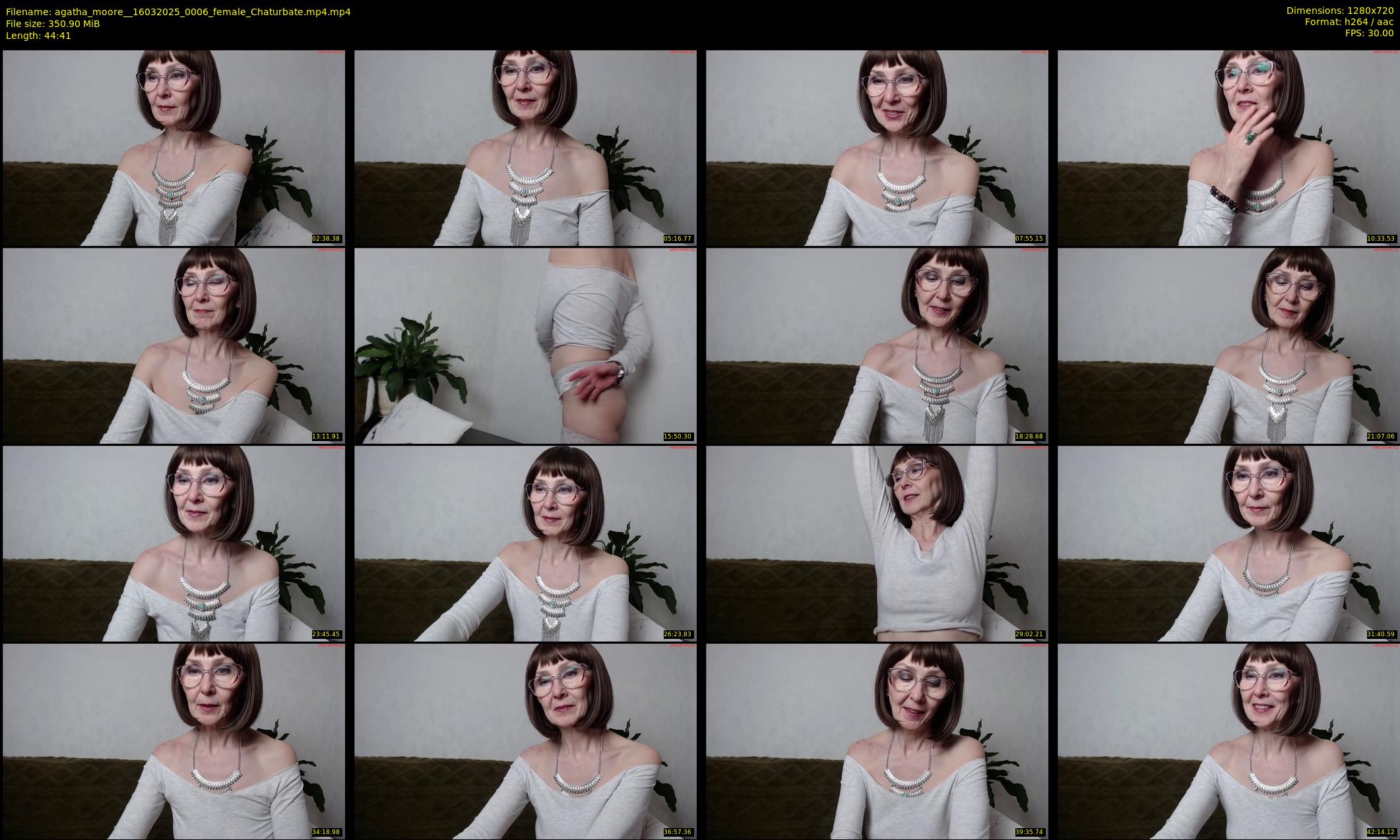 agatha_moore_ — 45 minute Chaturbate female cam show recording, 720p, Mar 16, 2025