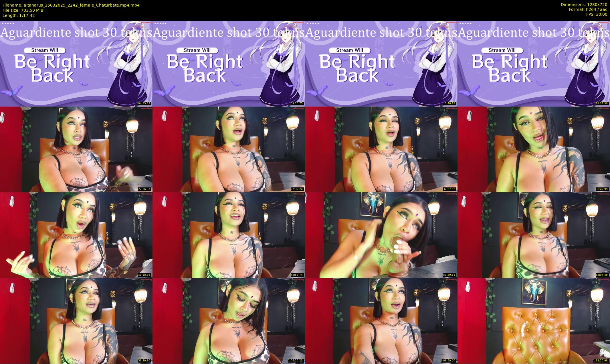 aitanarus — 78 minute Chaturbate female cam show recording, 720p, Mar 15, 2025