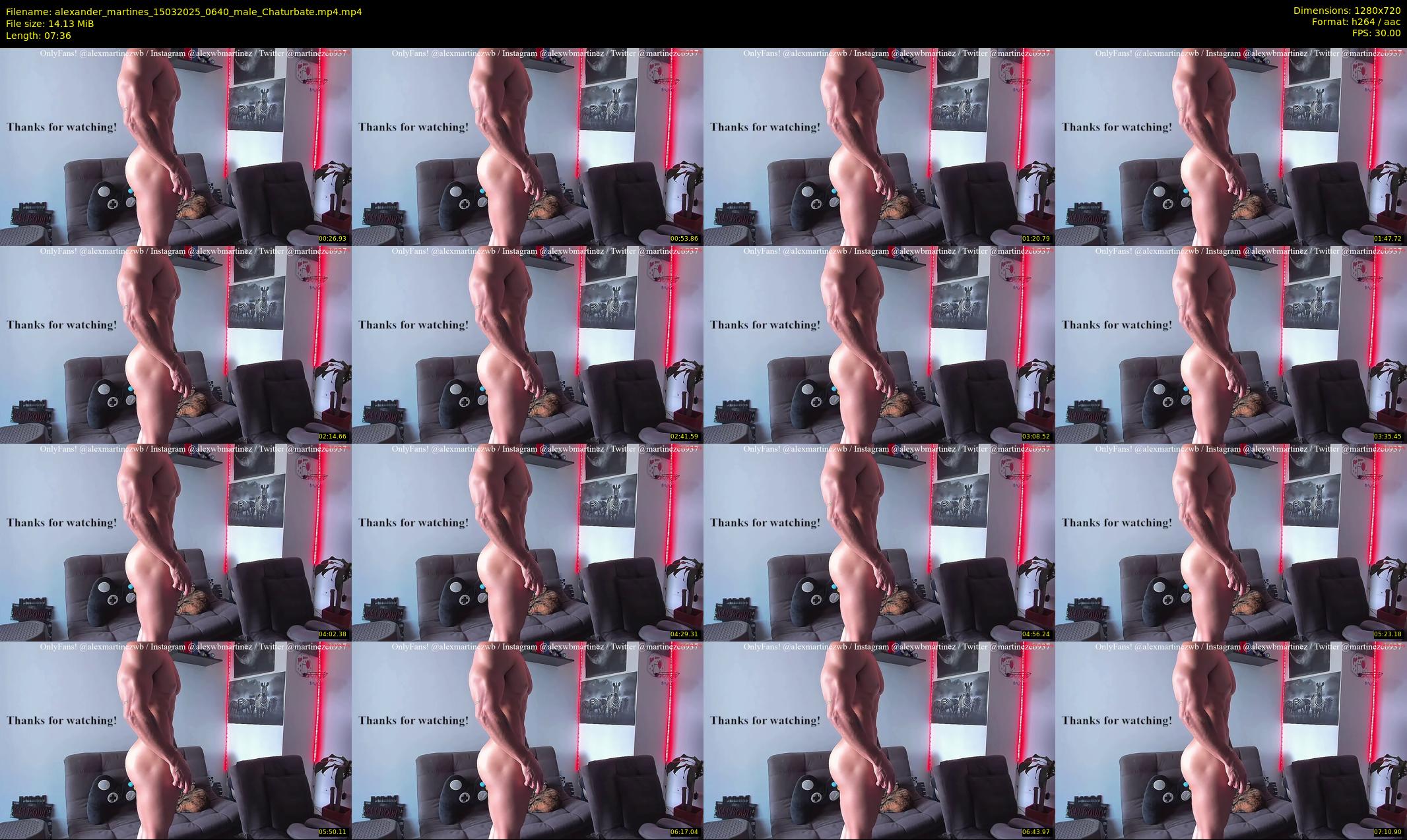 alexander_martines — 8 minute Chaturbate male cam show recording, 720p, Mar 15, 2025