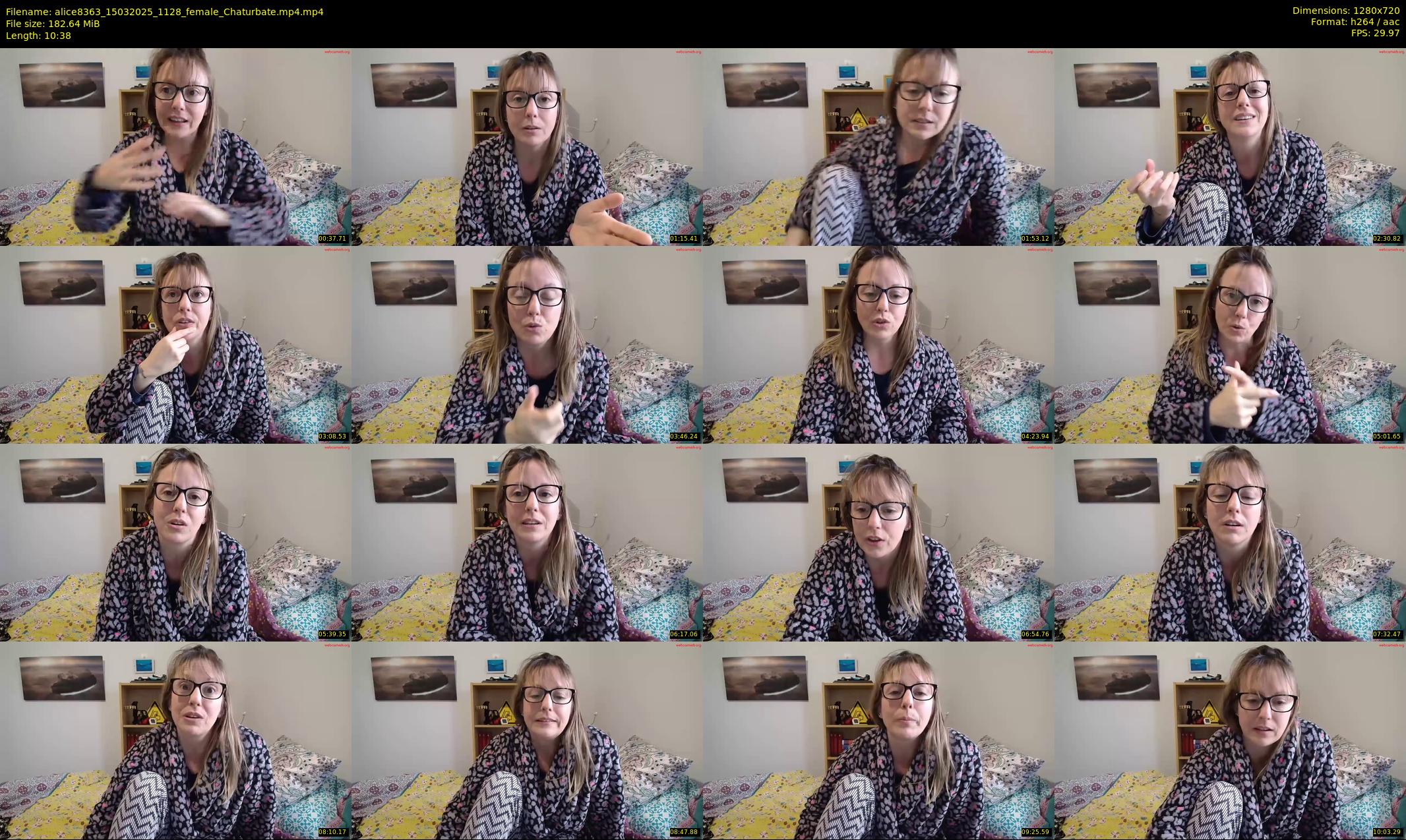 alice8363 — 11 minute Chaturbate female cam show recording, 720p, Mar 15, 2025