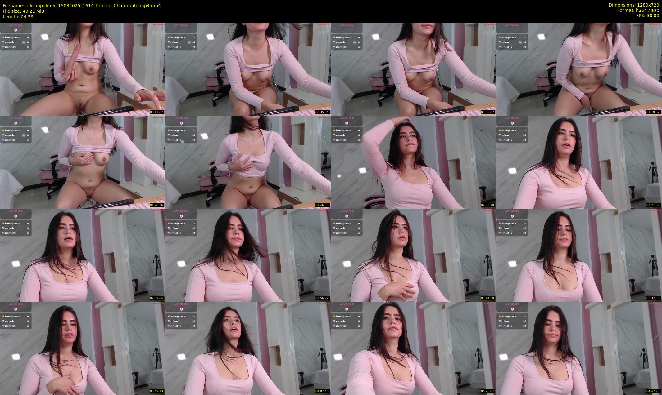 allisonpalmer — 5 minute Chaturbate female cam show recording, 720p, Mar 15, 2025