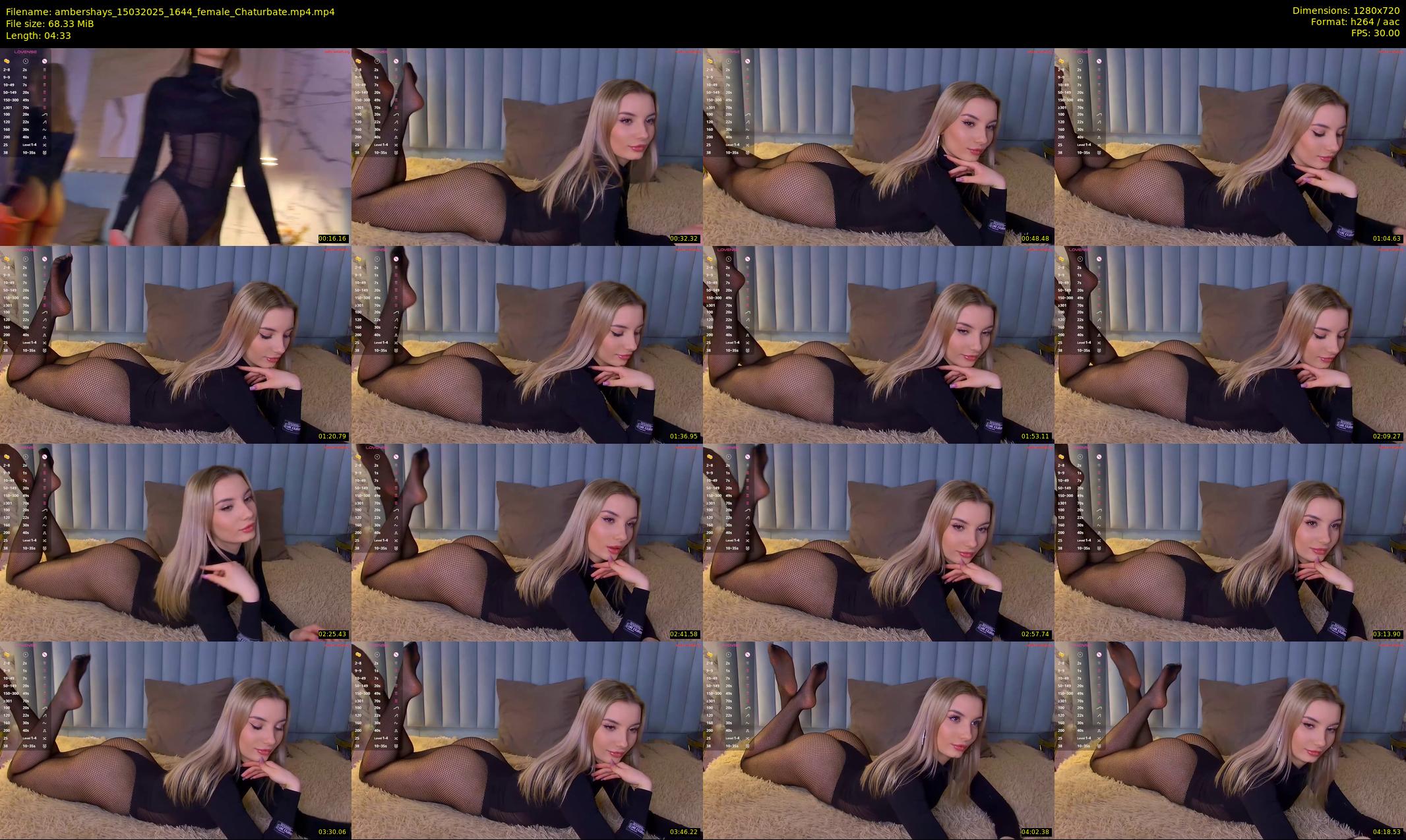 ambershays — 5 minute Chaturbate female cam show recording, 720p, Mar 15, 2025