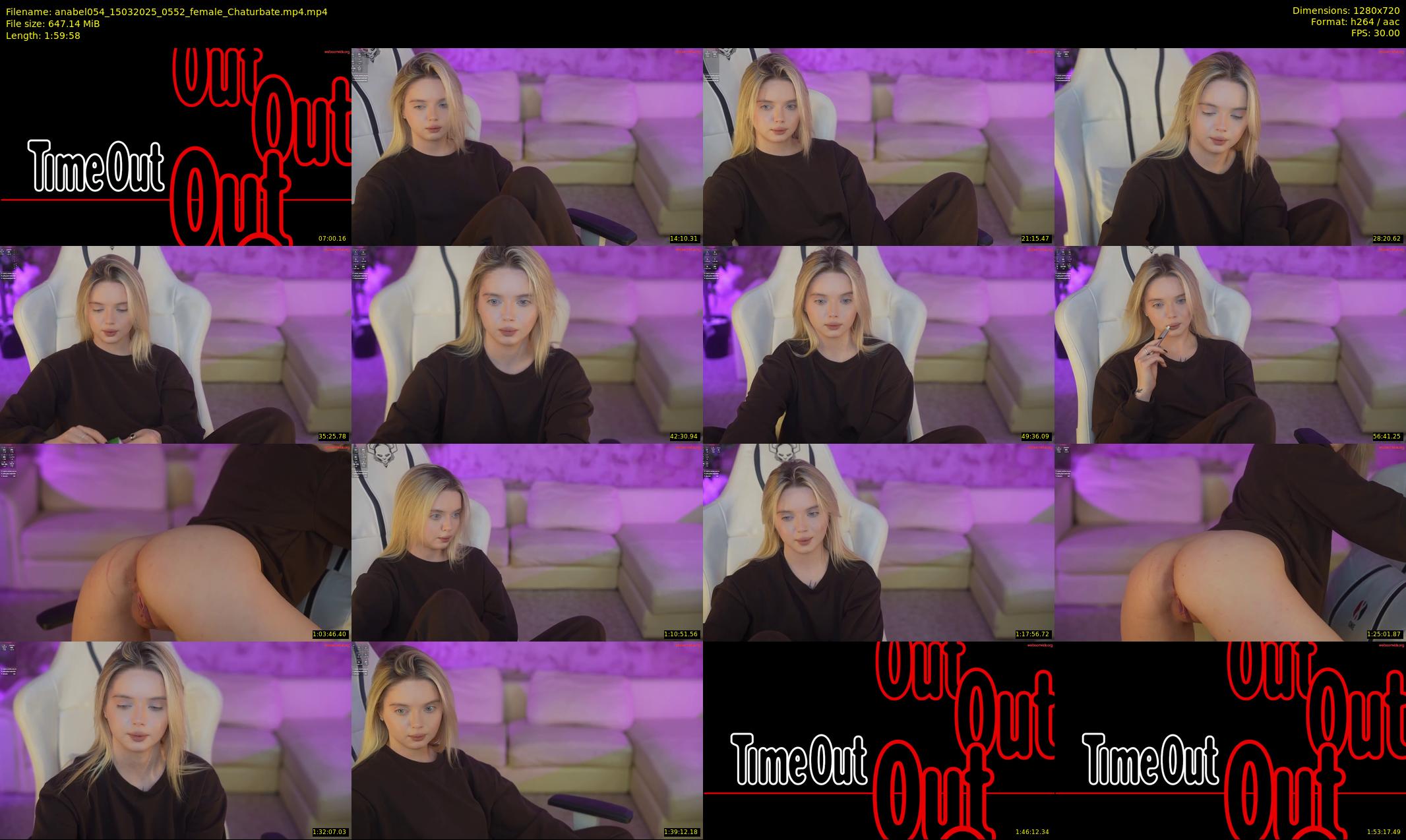 anabel054 — 120 minute Chaturbate female cam show recording, 720p, Mar 15, 2025
