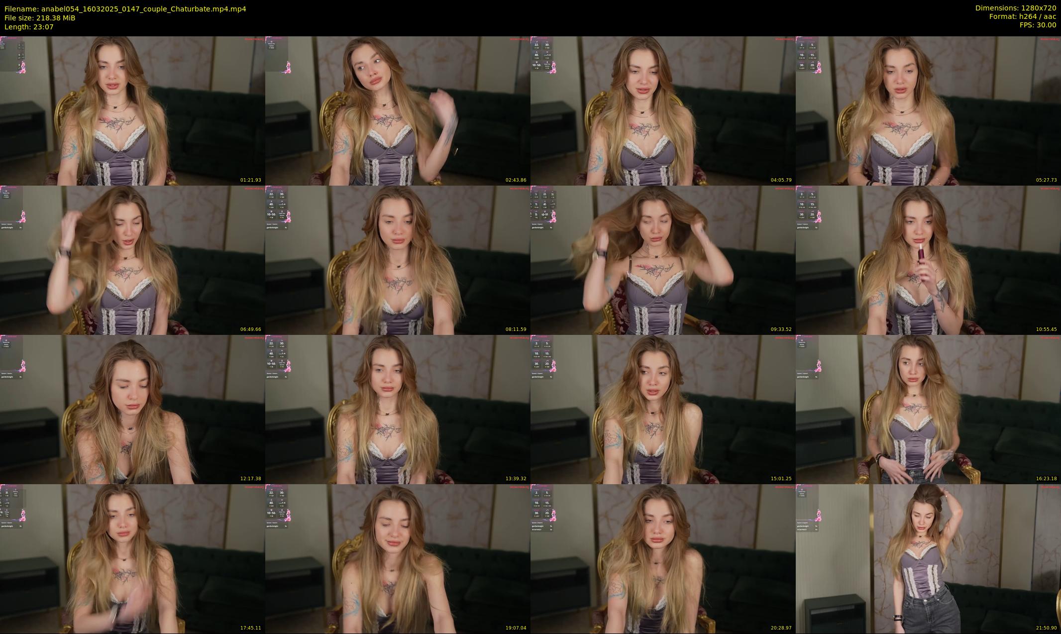 anabel054 — 24 minute Chaturbate female cam show recording, 720p, Mar 16, 2025