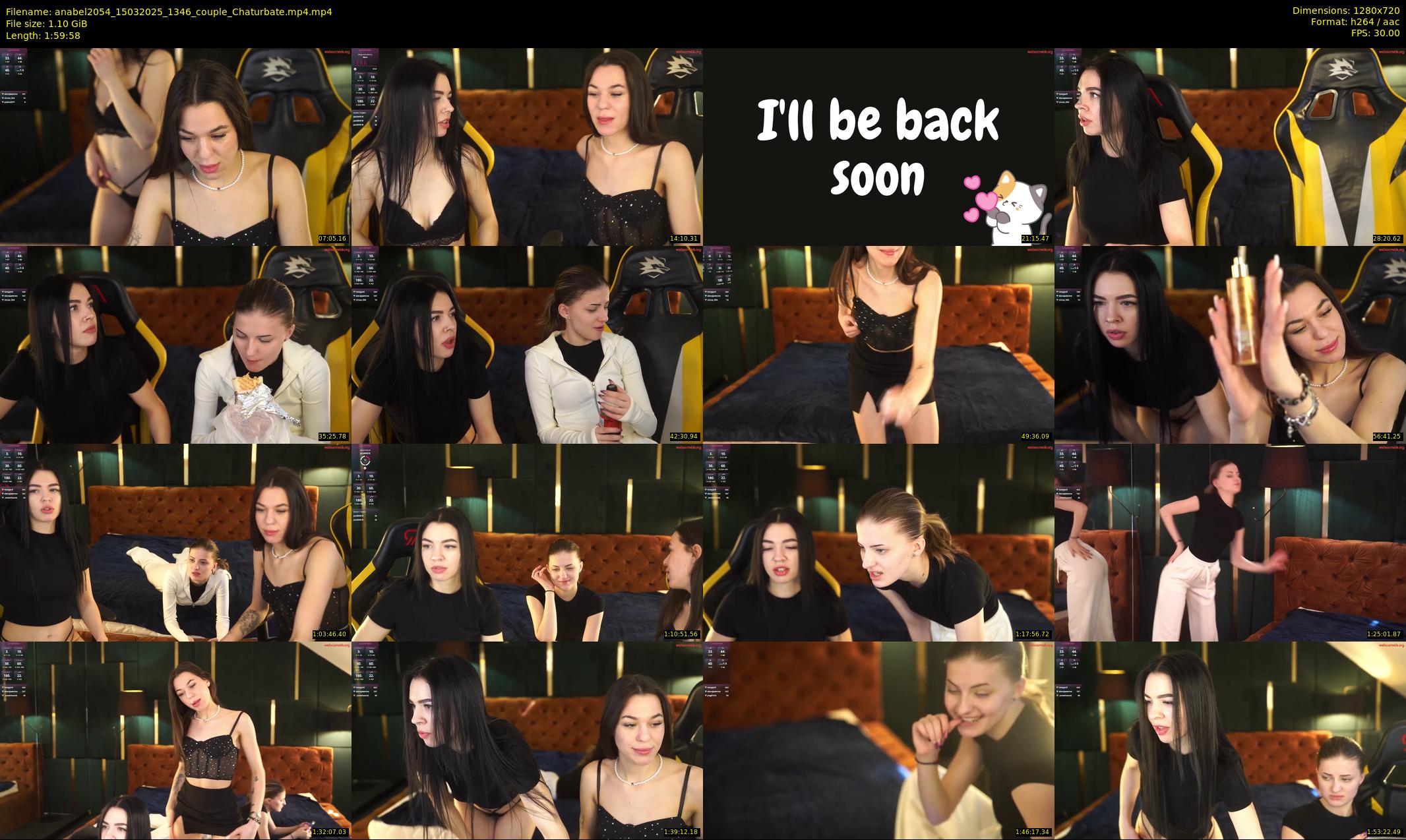 anabel2054 — 120 minute Chaturbate female cam show recording, 720p, Mar 15, 2025