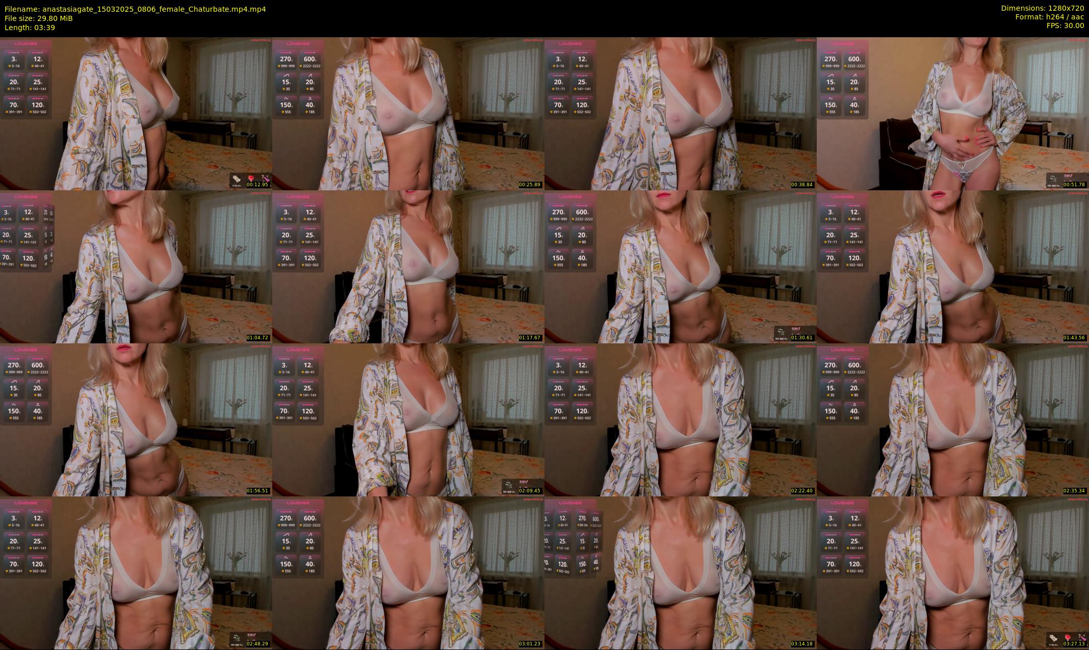 anastasiagate — 4 minute Chaturbate female cam show recording, 720p, Mar 15, 2025