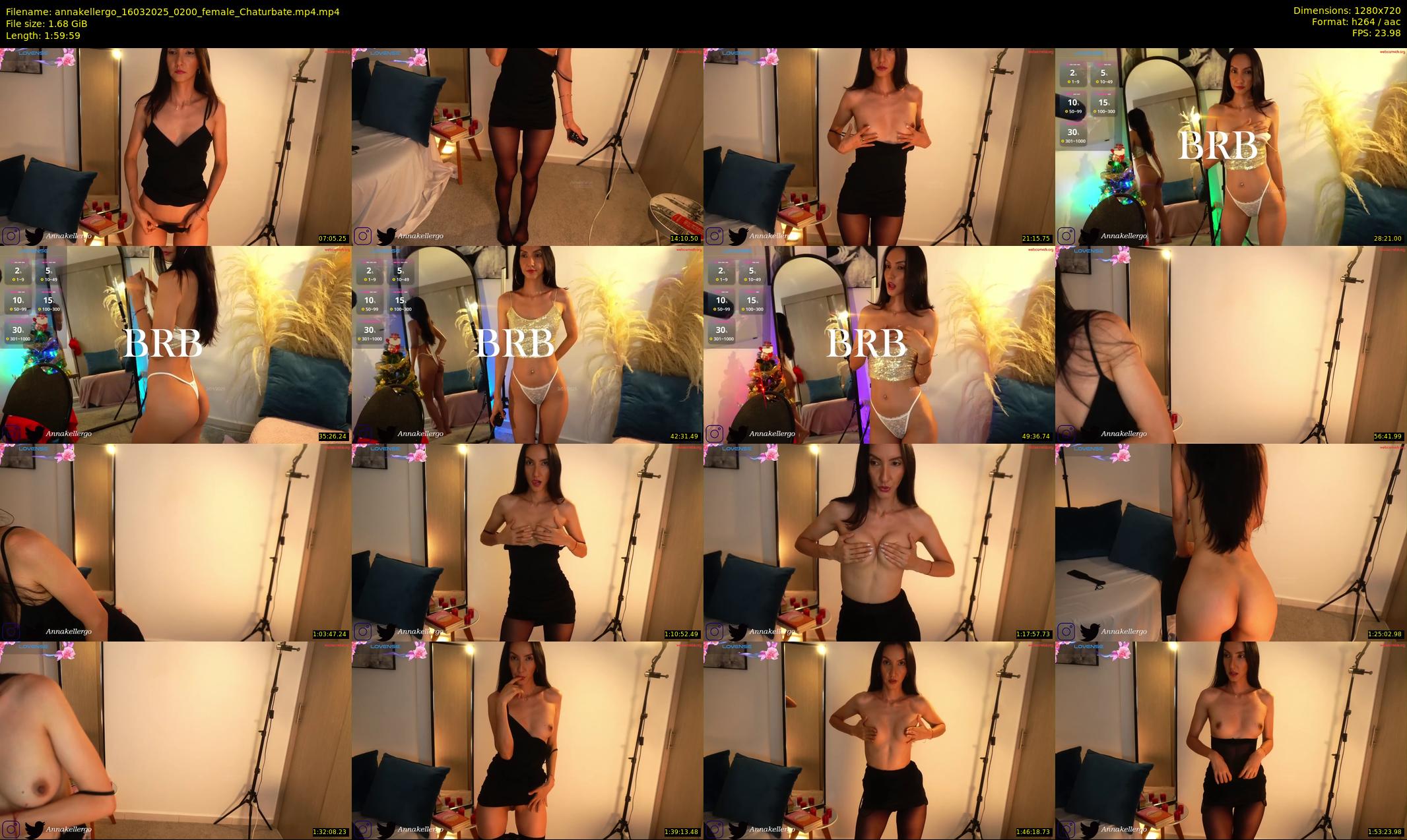 annakellergo — 120 minute Chaturbate female cam show recording, 720p, Mar 16, 2025
