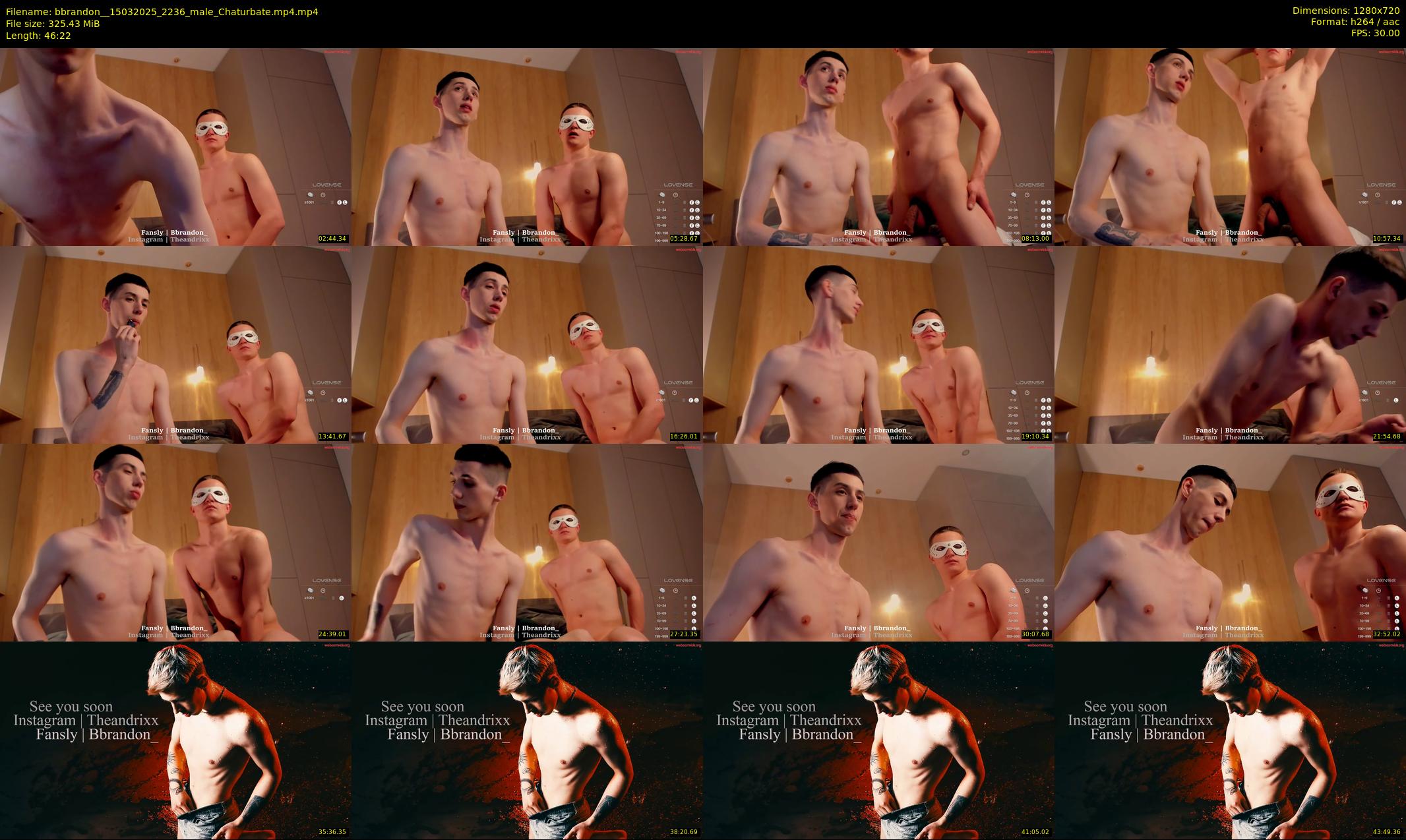 bbrandon_ — 47 minute Chaturbate male cam show recording, 720p, Mar 15, 2025