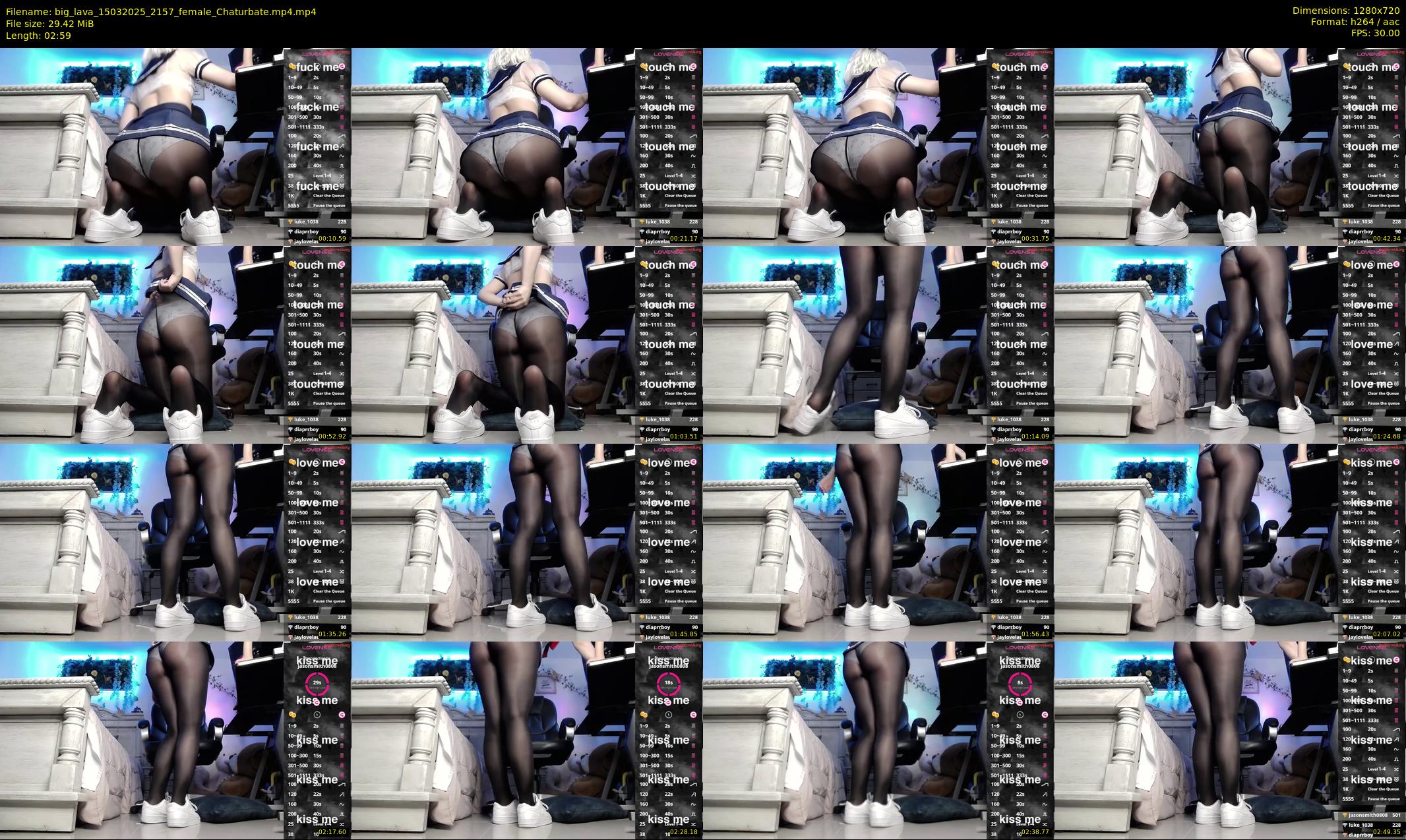 big_lava — 3 minute Chaturbate female cam show recording, 720p, Mar 15, 2025