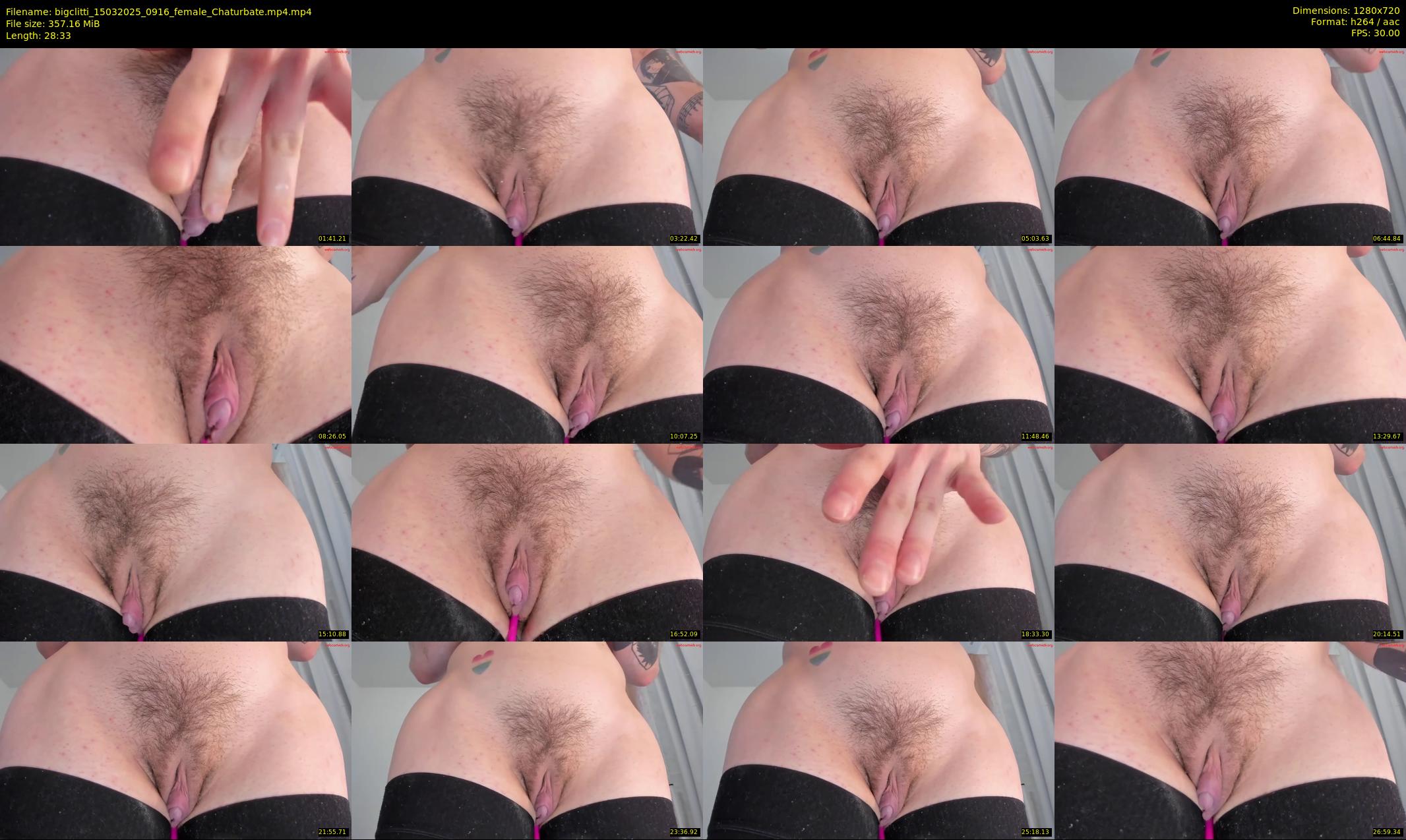 bigclitti — 29 minute Chaturbate female cam show recording, 720p, Mar 15, 2025