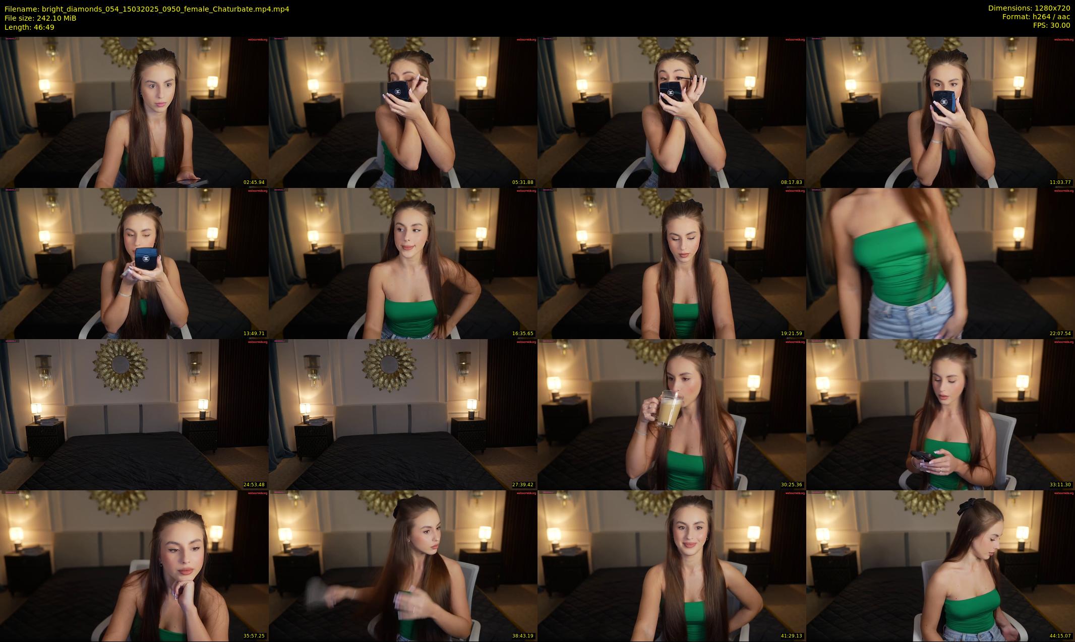bright_diamonds_054 — 47 minute Chaturbate couple cam show recording, 720p, Mar 15, 2025