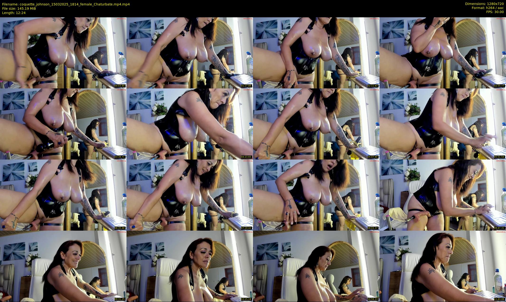coquette_johnson — 13 minute Chaturbate female cam show recording, 720p, Mar 15, 2025