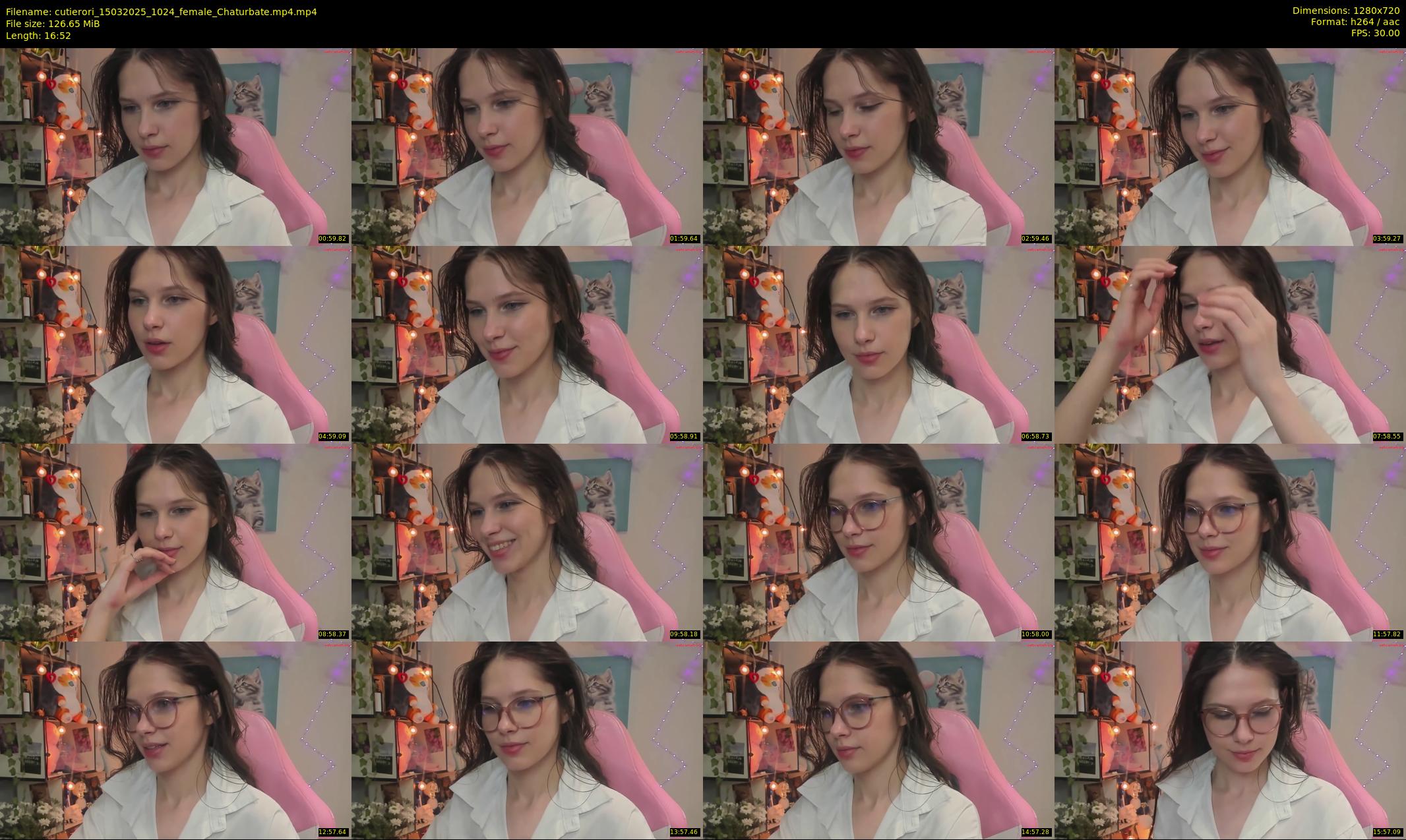 cutierori — 17 minute Chaturbate female cam show recording, 720p, Mar 15, 2025