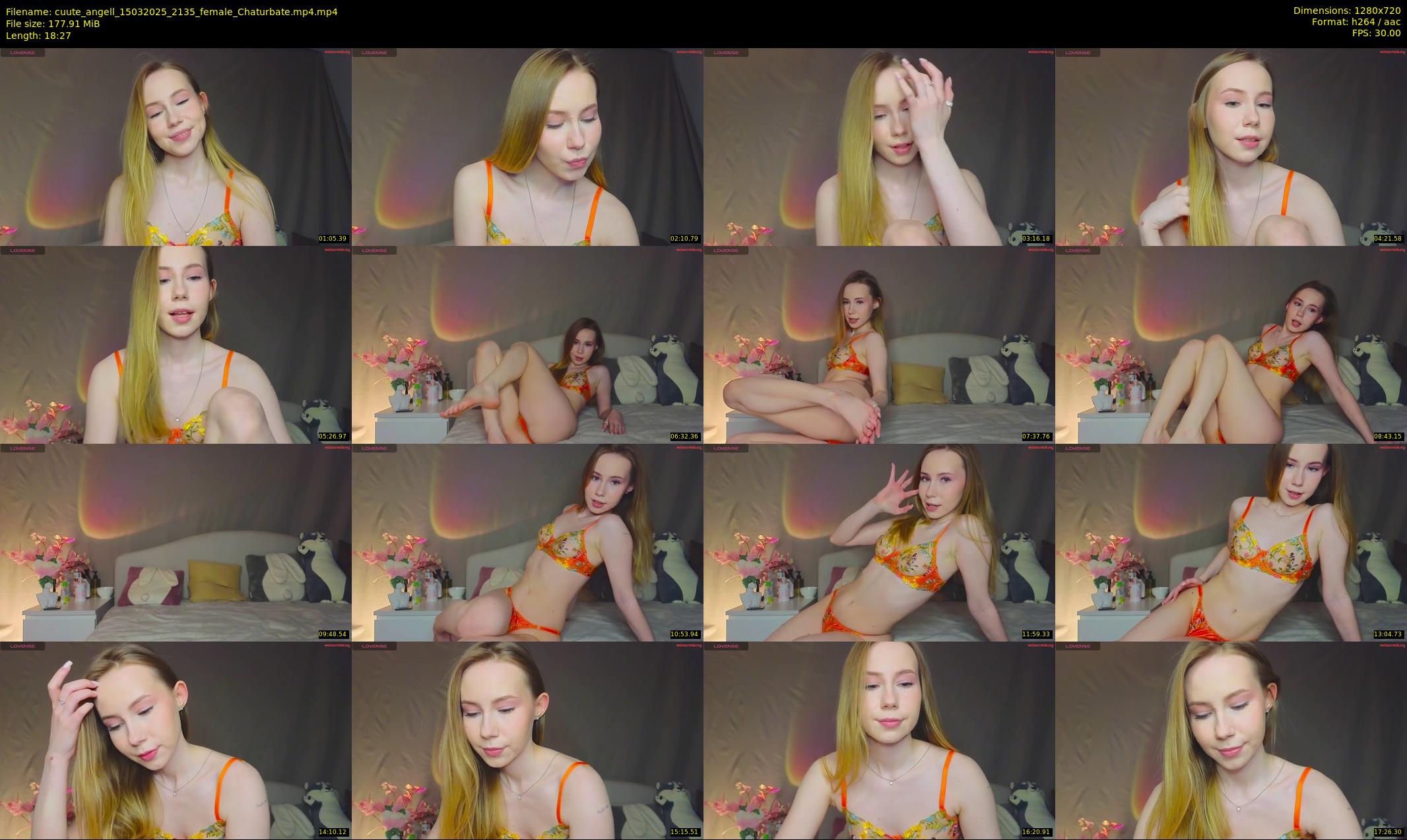cuute_angell — 19 minute Chaturbate female cam show recording, 720p, Mar 15, 2025