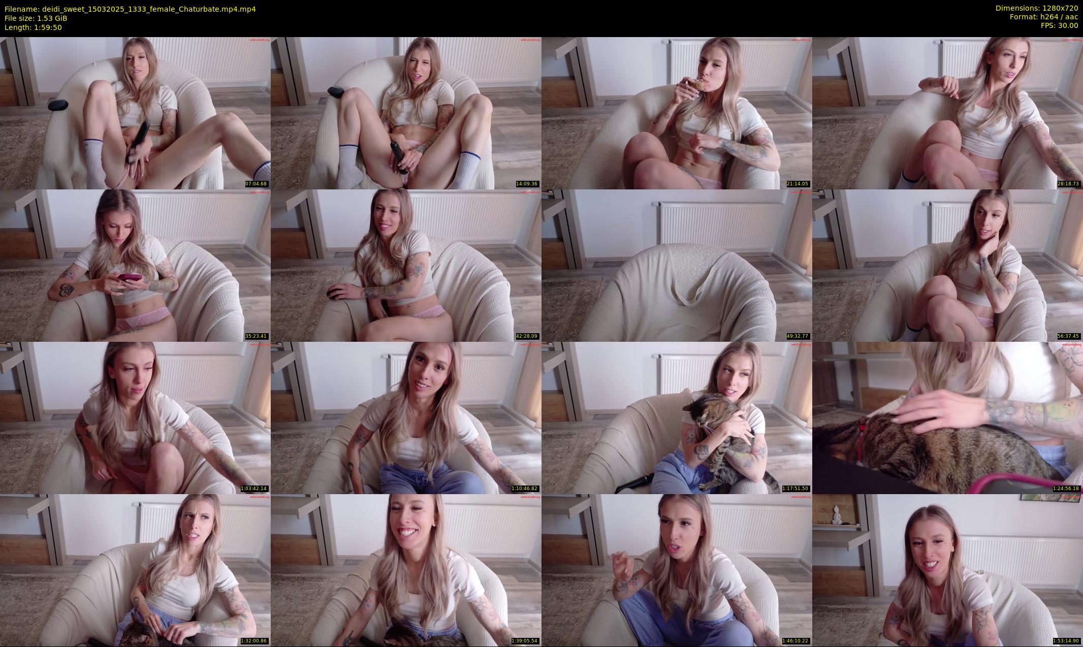deidi_sweet — 120 minute Chaturbate female cam show recording, 720p, Mar 15, 2025